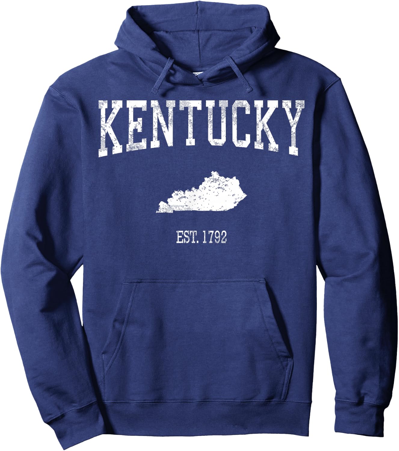Kentucky Vintage Sports Design KY Hoodie - Hoodie | Navy