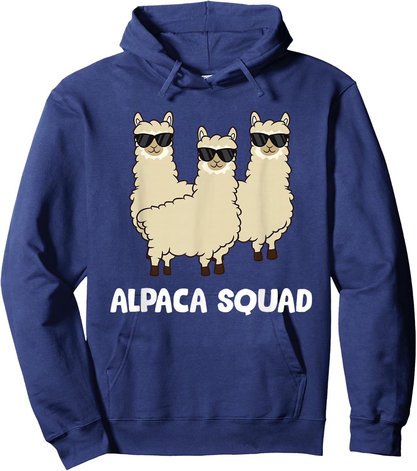 Alpaca Squad Team Alpacas Love Alpacas Hoodie - Hoodie | Navy