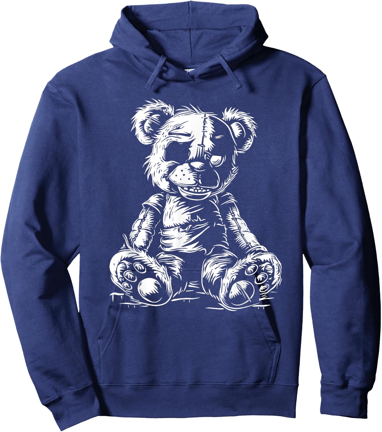 Horror Teddy Bear Hoodie - Hoodie | Navy