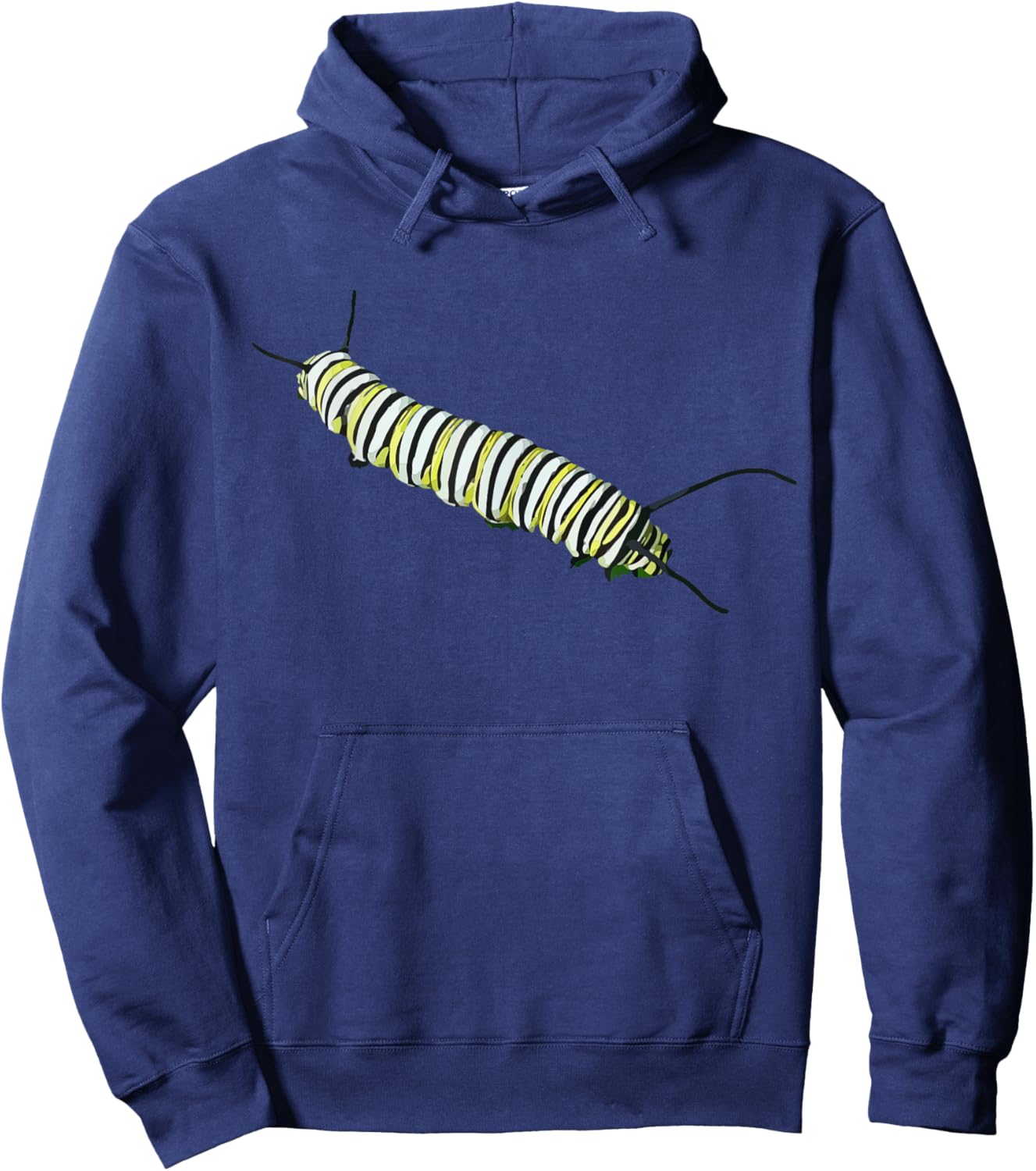 Monarch Caterpillar Monarch Caterpillar Shirt Hoodie - Hoodie | Navy