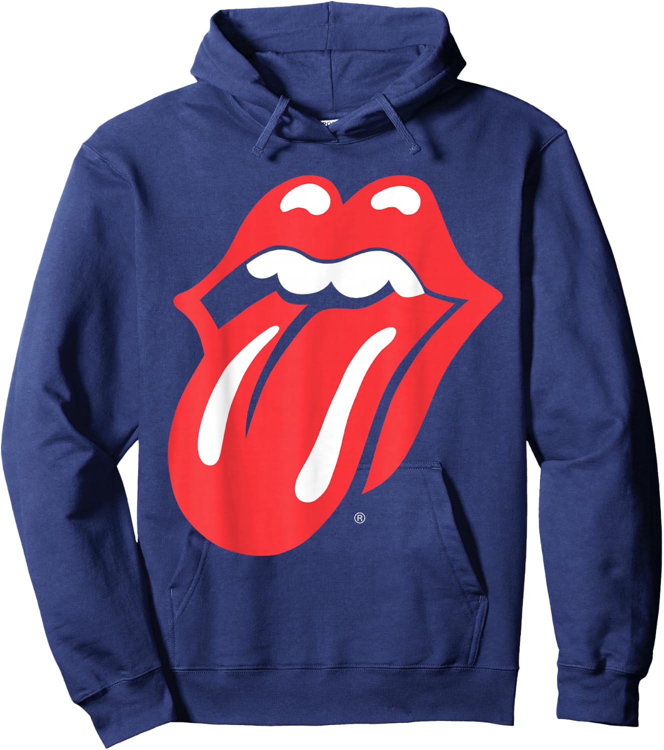 Rolling Stones Tongue Racerback Red and Black Hoodie - Hoodie | Navy