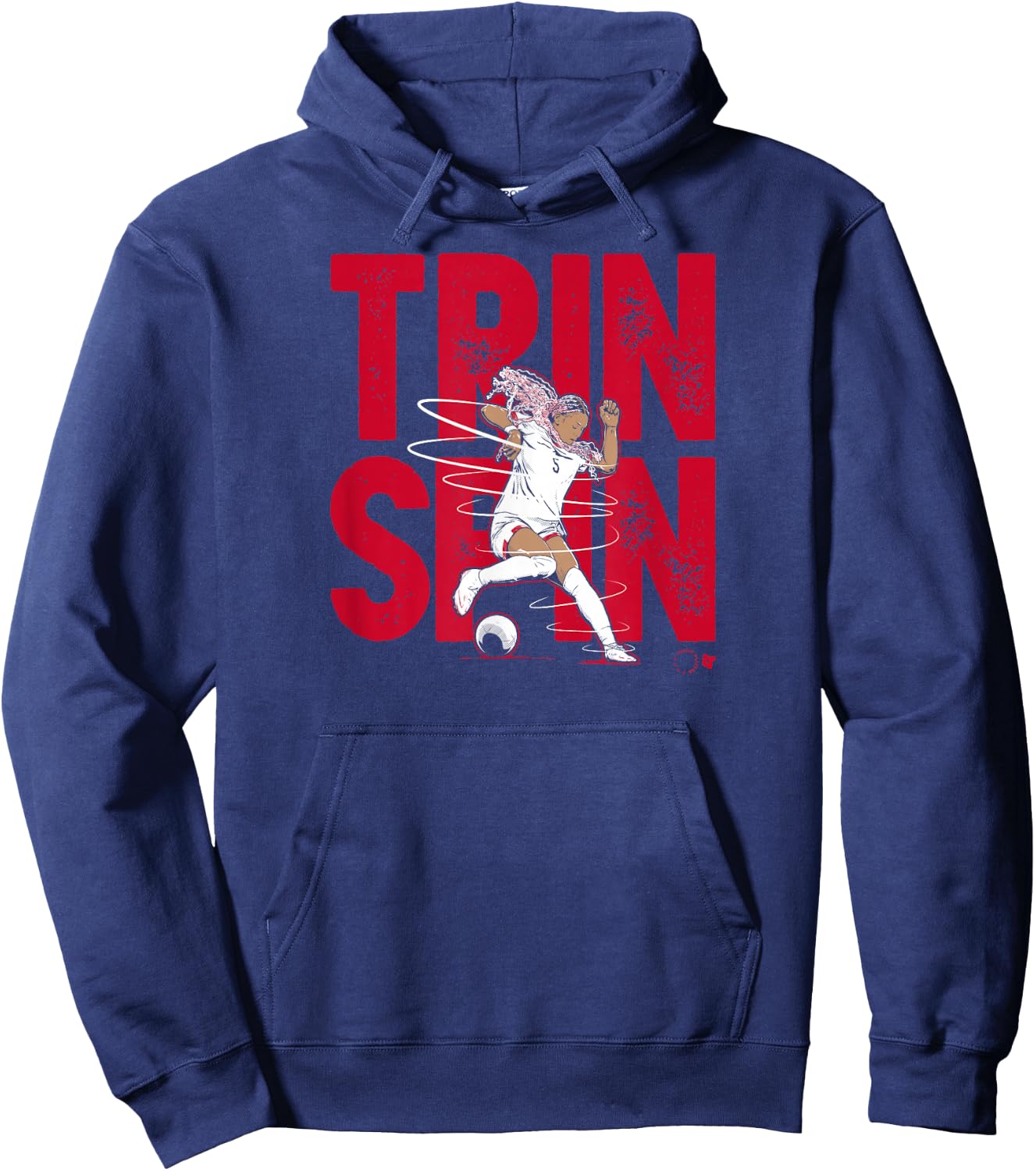 Trinity Rodman - Trin Spin - USA Women's Soccer Hoodie - Hoodie | Navy
