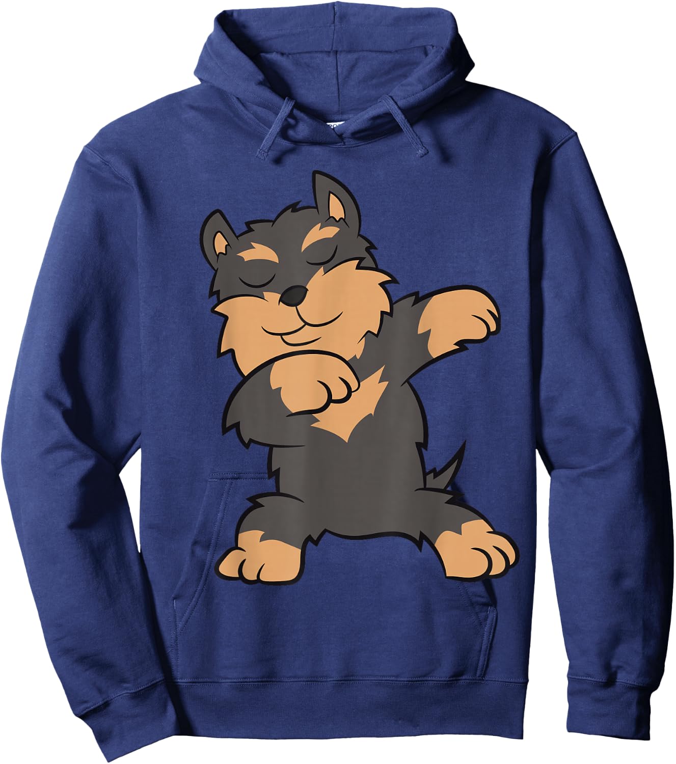 Dabbing Yorkie Cute Dabbing Yorkshire Terrier Hoodie - Hoodie | Navy