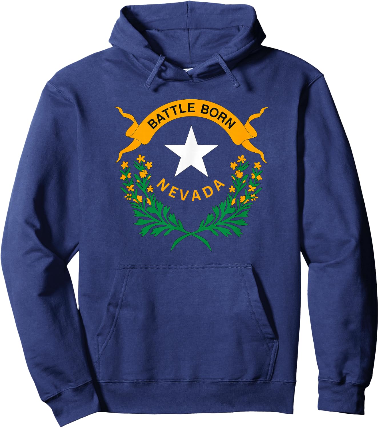 Happy Nevada Day Hoodie - Hoodie | Navy
