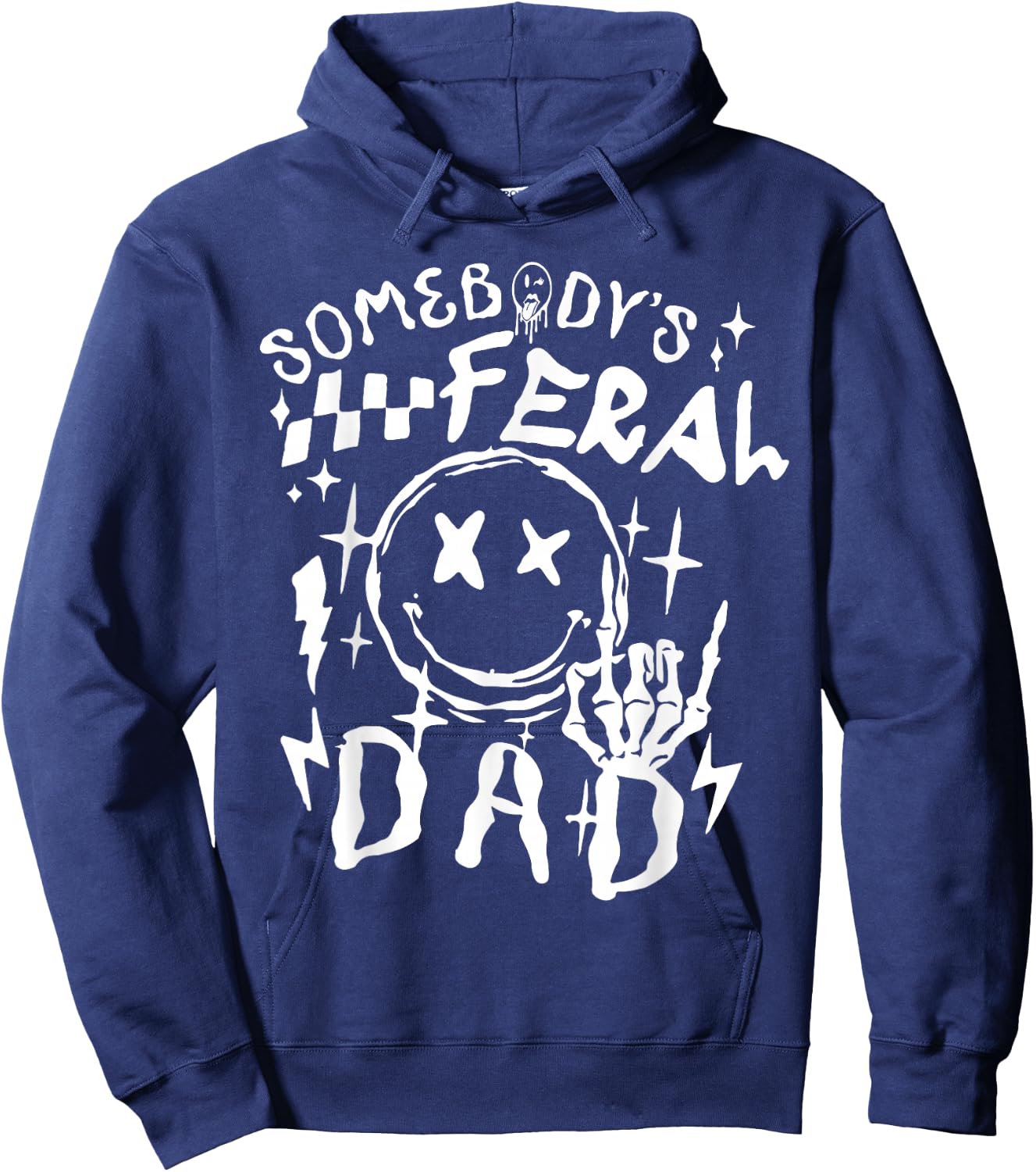Somebodys-feral-dad Hoodie - Hoodie | Navy