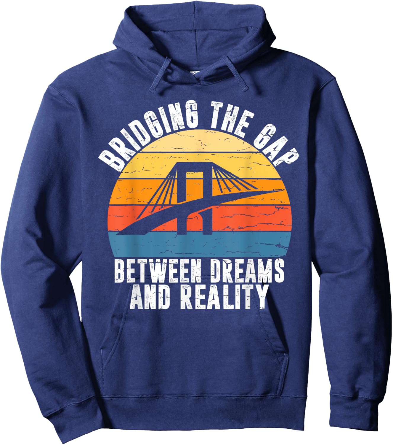 Bridging the Gap Structural Engineer Hoodie - Hoodie | Navy