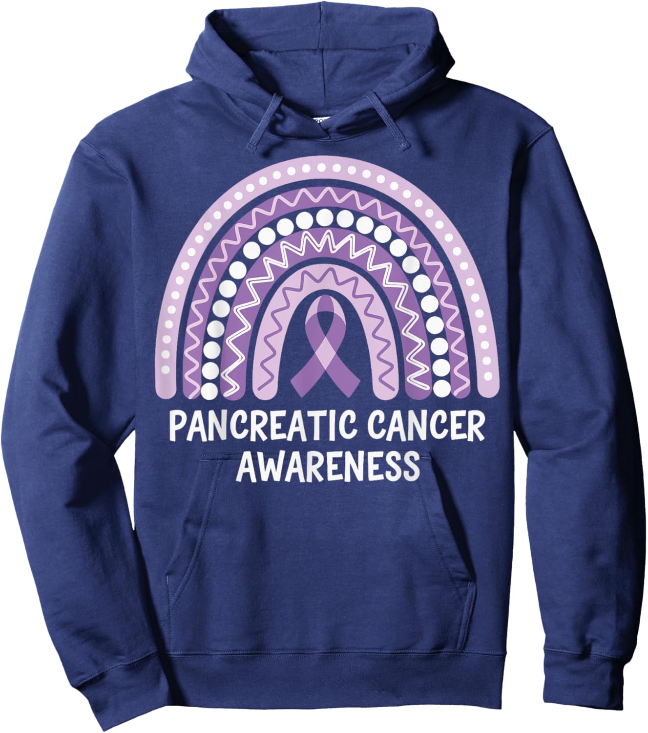 Pancreatic Cancer Awareness Hoodie - Hoodie | Navy