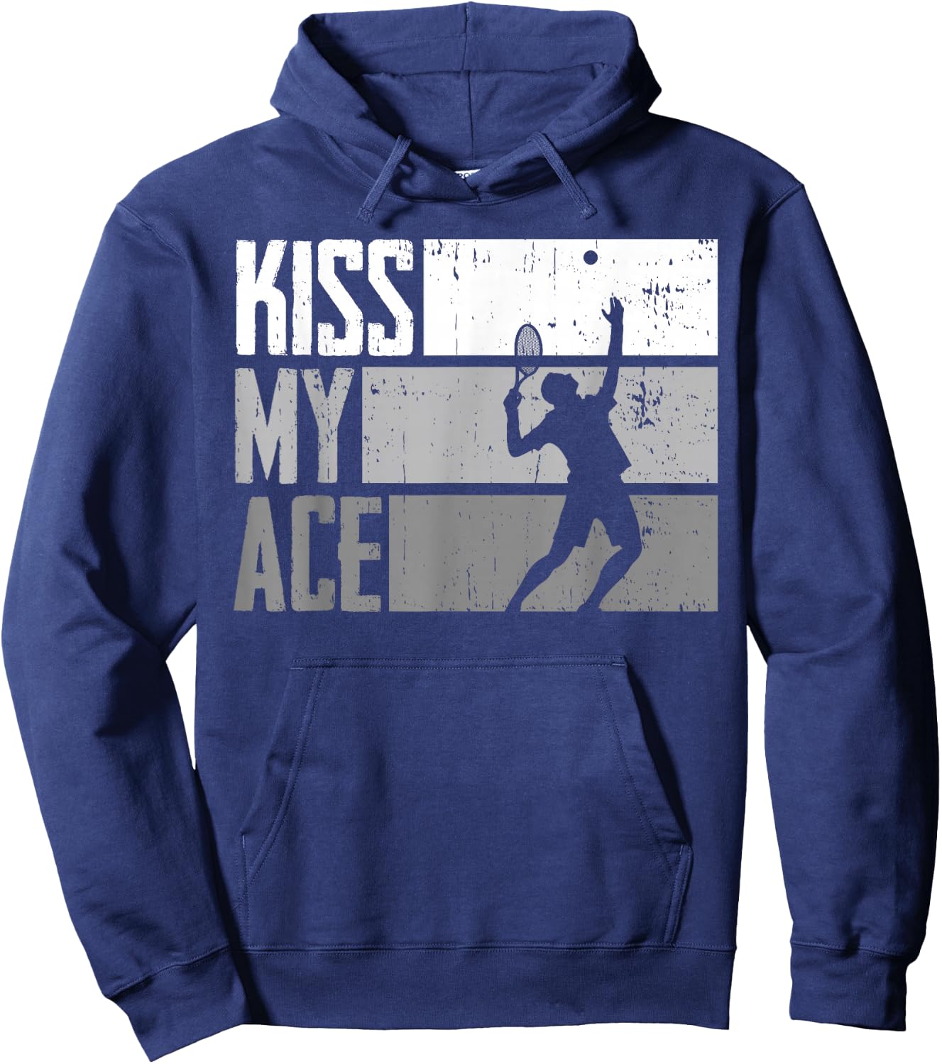 Sport Kiss My Ace Tennis Hoodie - Hoodie | Navy