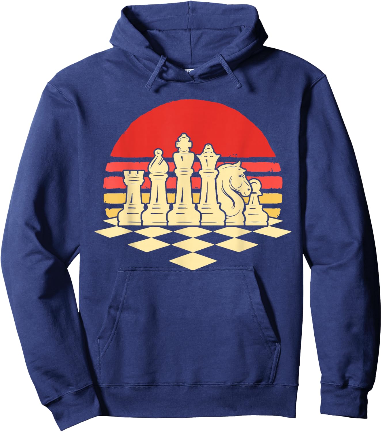 Chess Sunset Hoodie - Hoodie | Navy