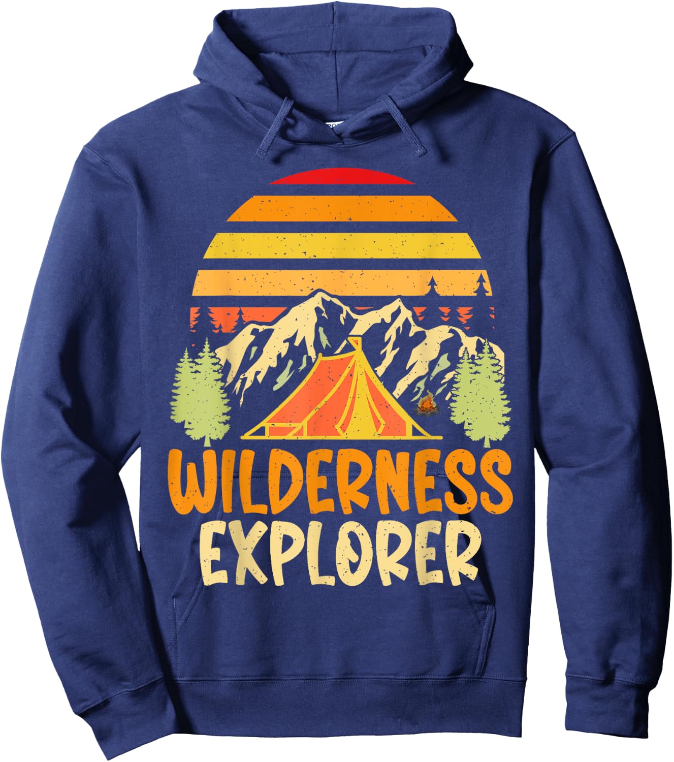 Wilderness Explorer Hiking Hoodie - Hoodie | Navy