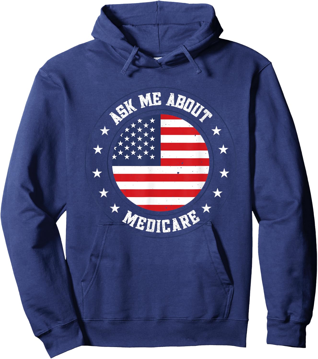 Ask Me About Medicare Hoodie - Hoodie | Navy