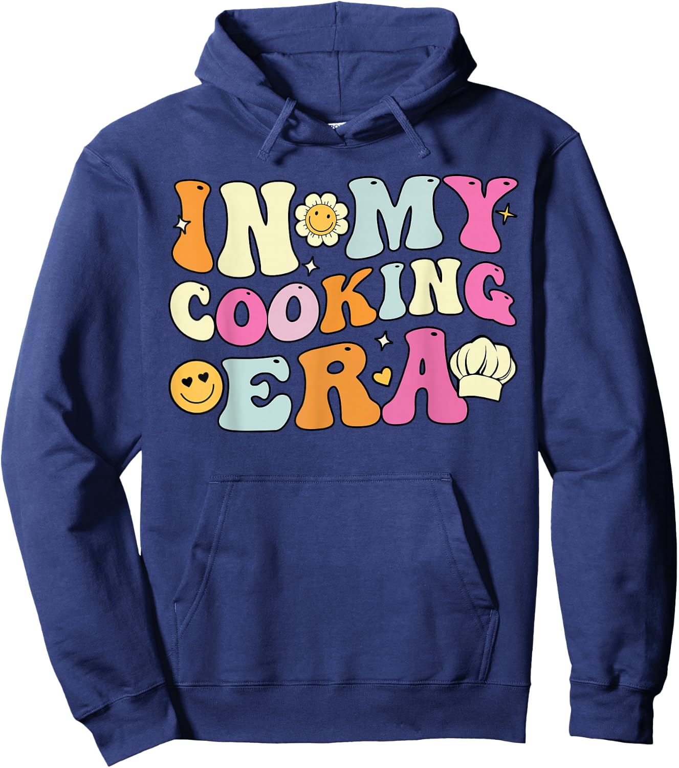 In My Cooking Era, Cute Groovy Cookers Hoodie - Hoodie | Navy