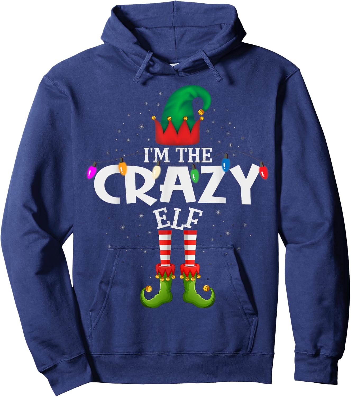 I'm The Crazy Matching Christmas Family Hoodie - Hoodie | Navy