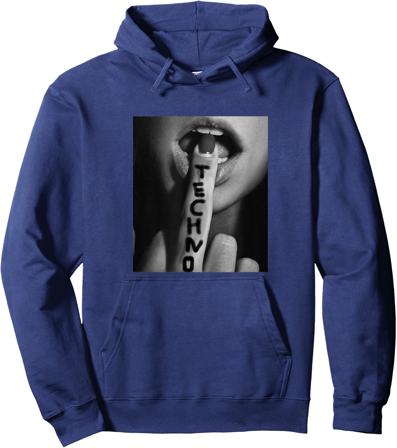 Hot Techno , Sexy Design, Techno Rave Hoodie - Hoodie | Navy