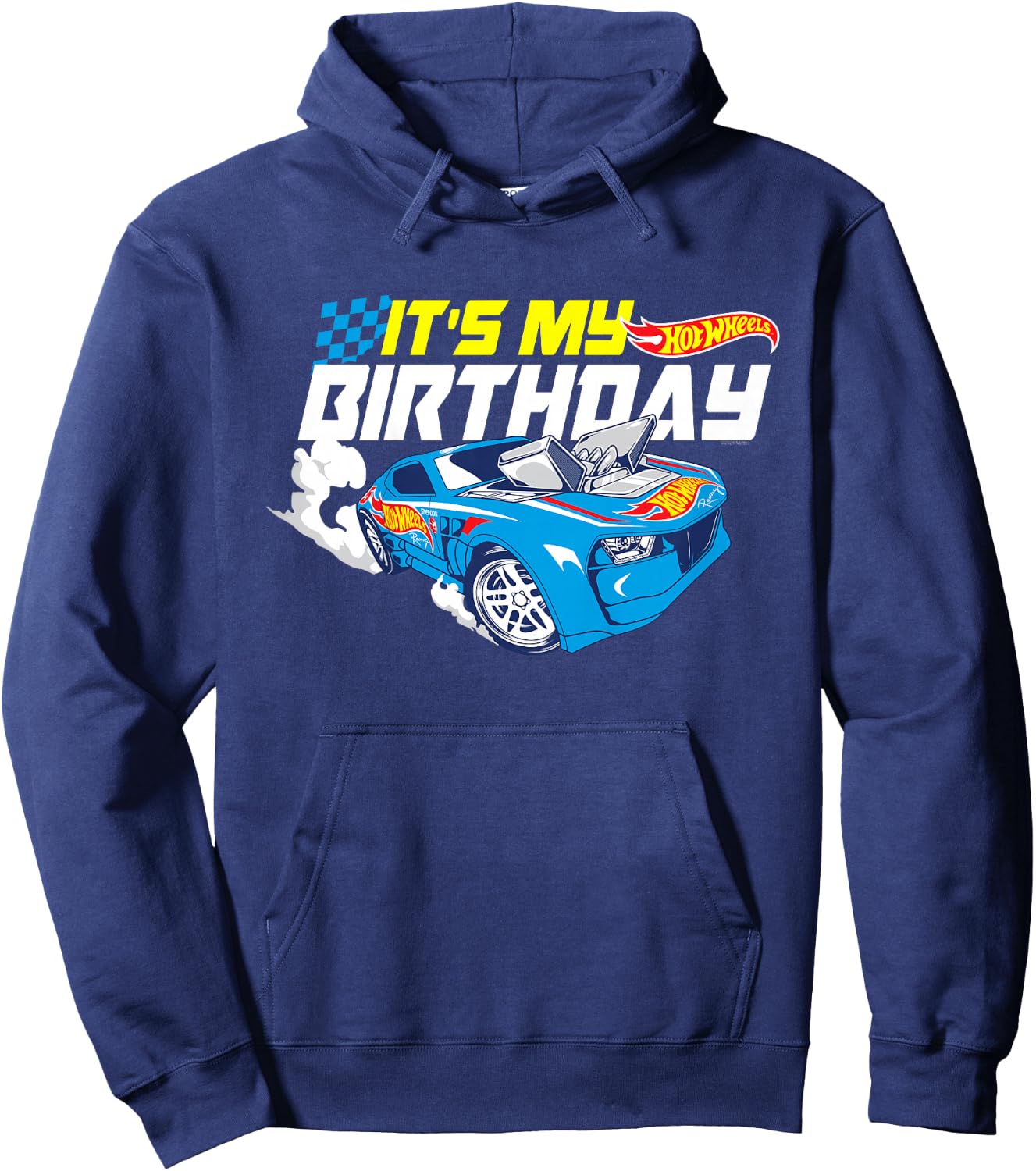 Kids Hot Wheels It's My Birthday Go Fast Hoodie - Hoodie | Navy