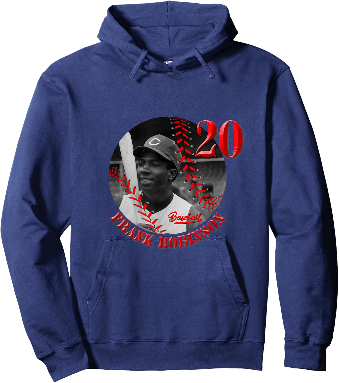 Frank Robinson_Baseball_002 Hoodie - Hoodie | Navy