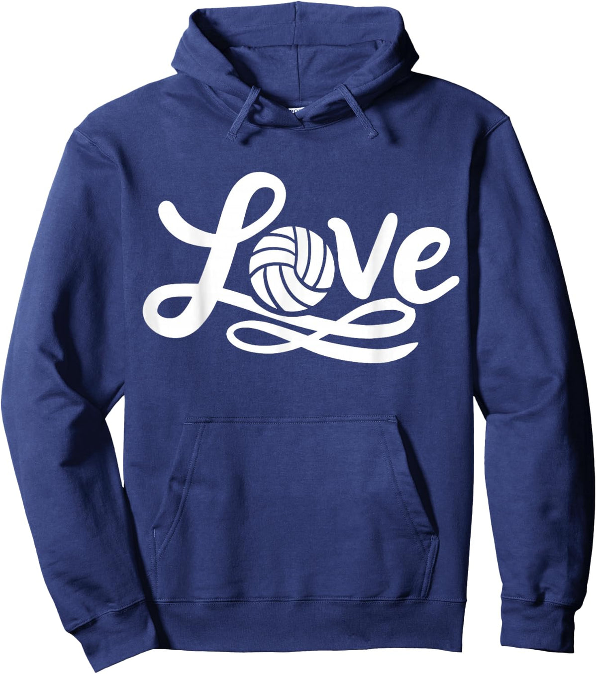 Volleyball Love for Girls Women Kids Hoodie - Hoodie | Navy