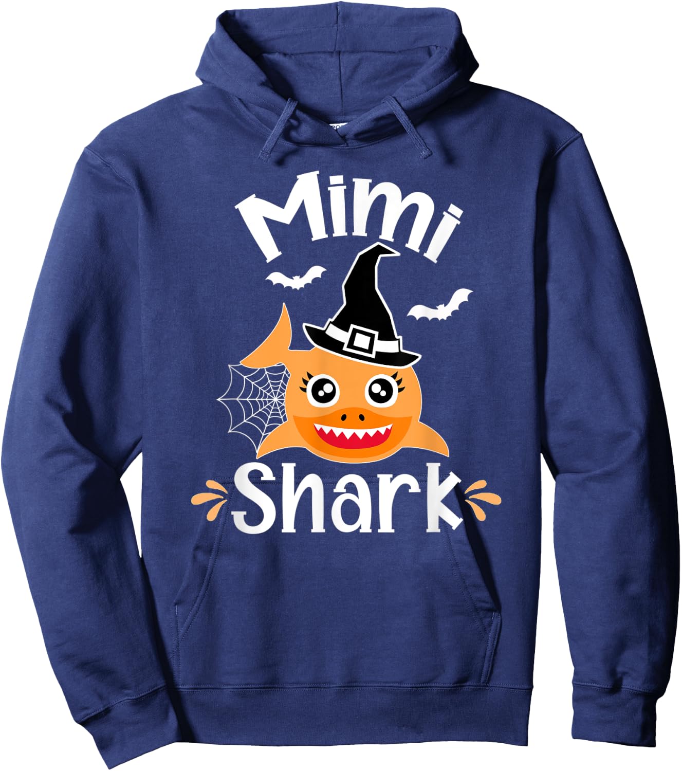 Mimi Shark Funny Halloween Mimi Grandma Hoodie - Hoodie | Navy