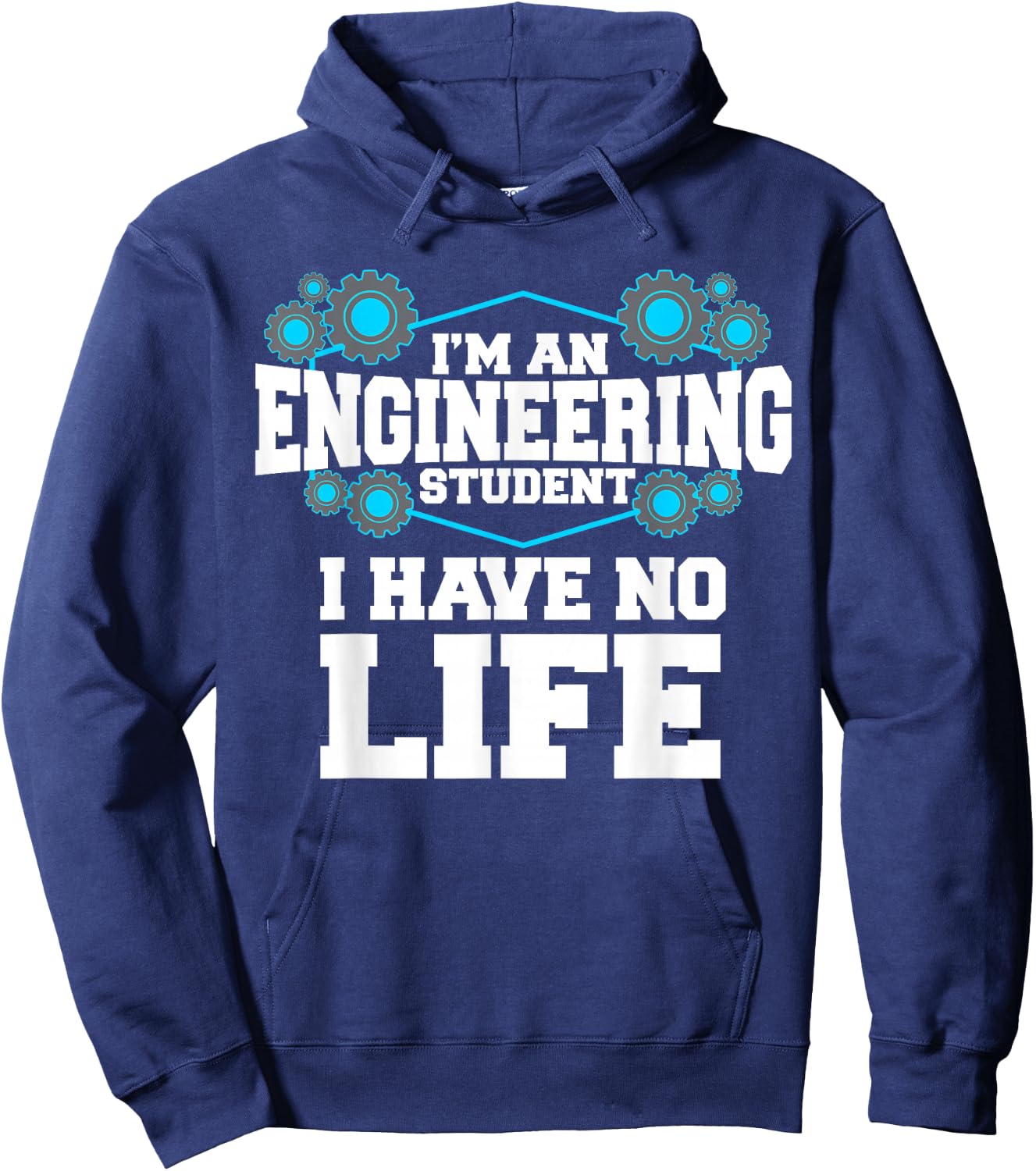 Funny Engineering Design Women Engineer Student Hoodie - Hoodie | Navy