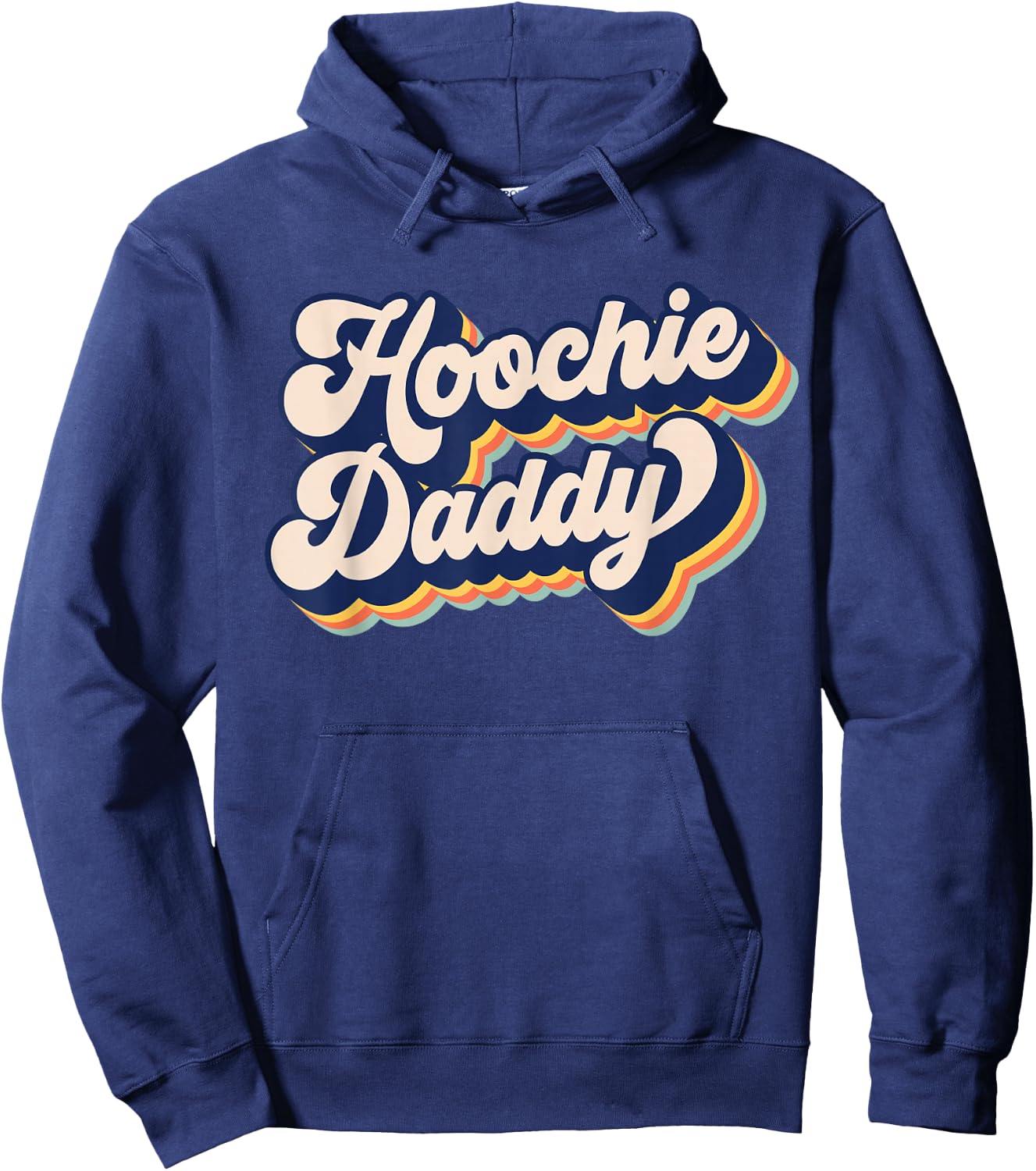 Hoochie Daddy , Small, Black Hoodie - Hoodie | Navy