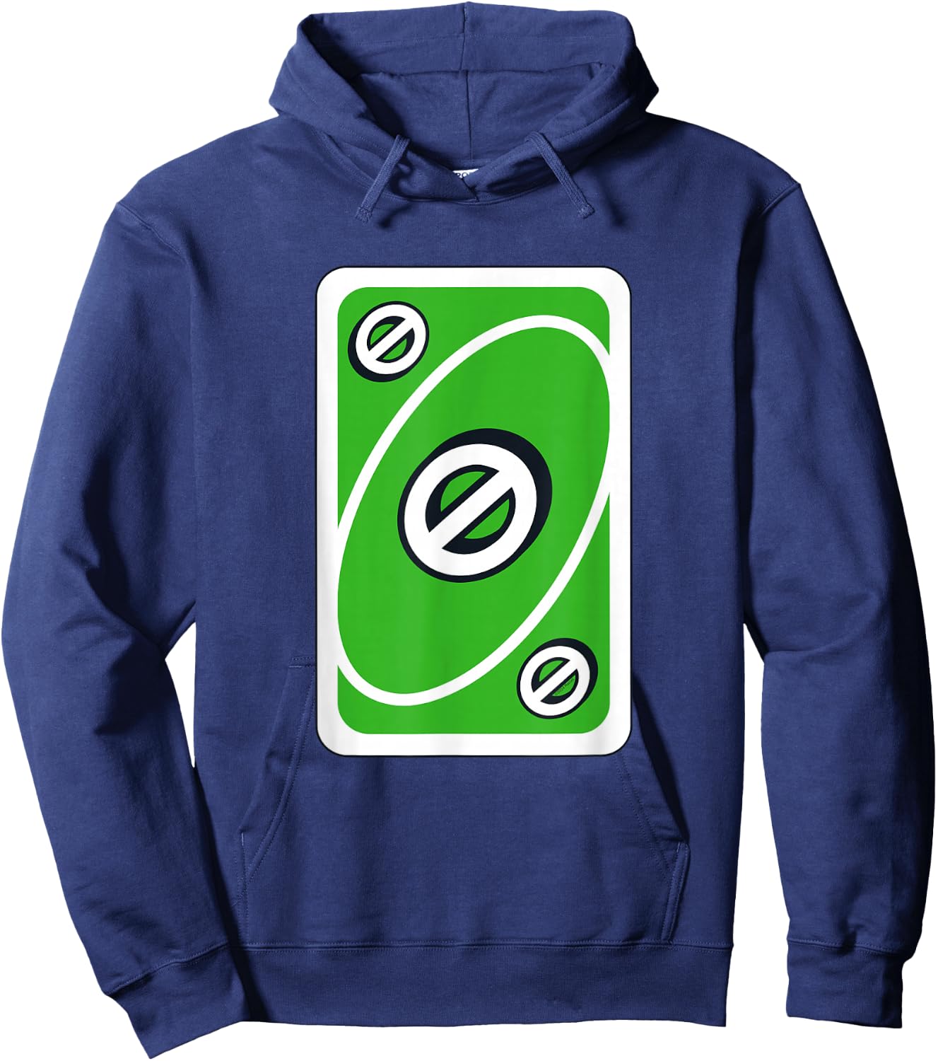 UNO - Green Skip Card Hoodie - Hoodie | Navy