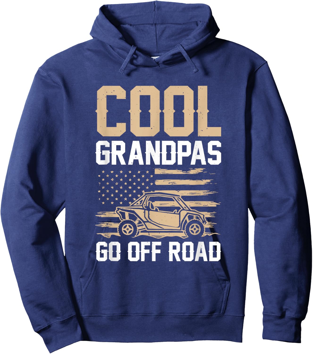 Cool Grandpas Go Off Road Hoodie - Hoodie | Navy
