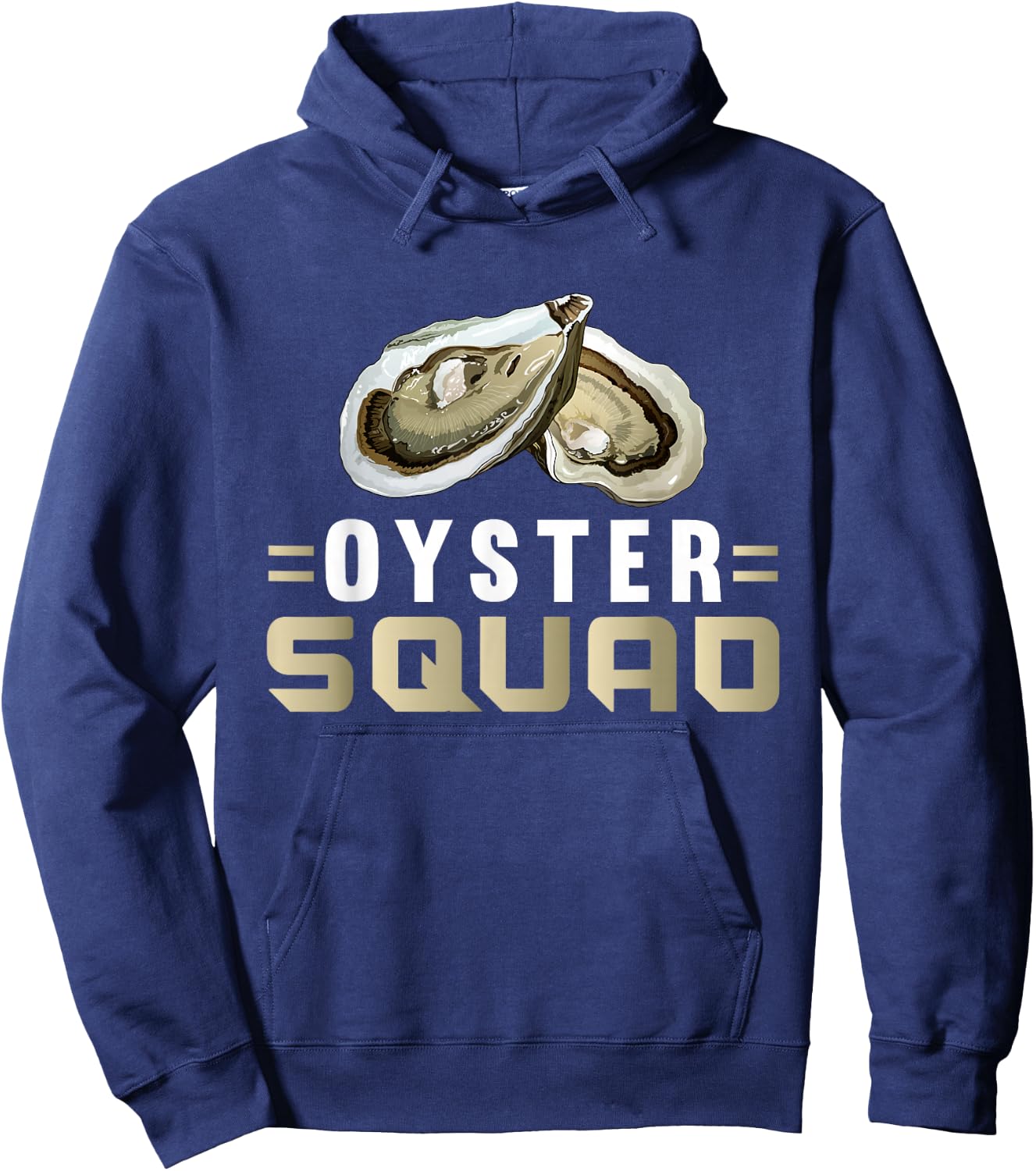 Oyster Sea Food Lover Oyster Squad Hoodie - Hoodie | Navy