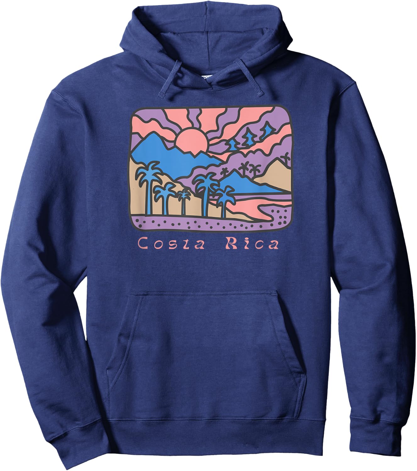 Costa Rica Hoodie - Hoodie | Navy