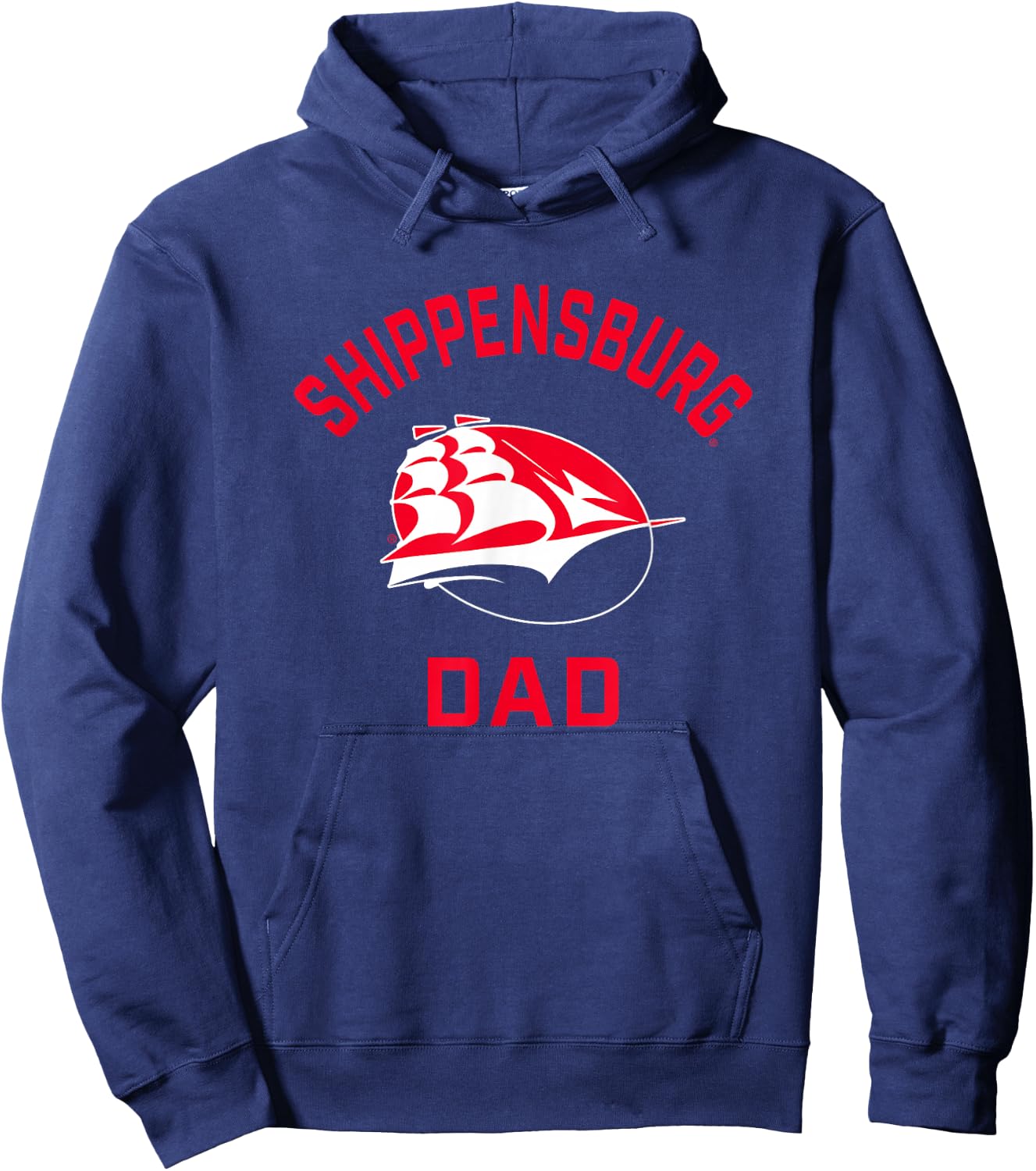 Shippensburg University Raiders Arched Dad Hoodie - Hoodie | Navy