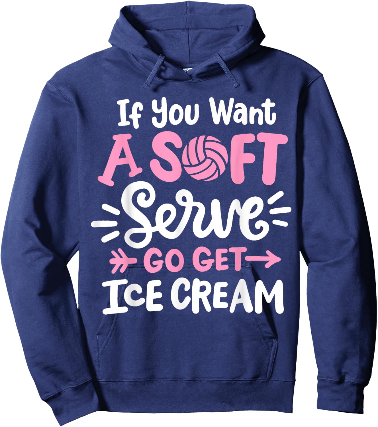Volleyball Hoodie - Hoodie | Navy
