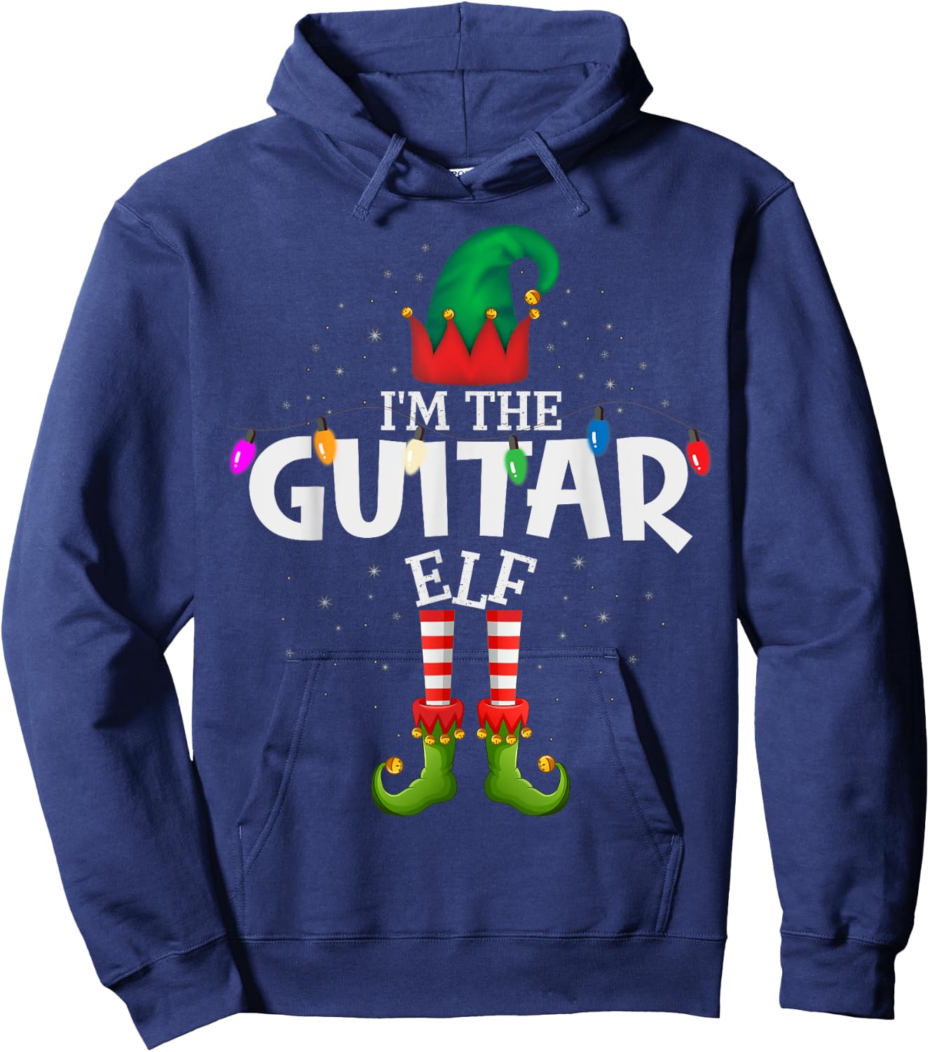 I'm The Guitar Matching Christmas Family Hoodie - Hoodie | Navy