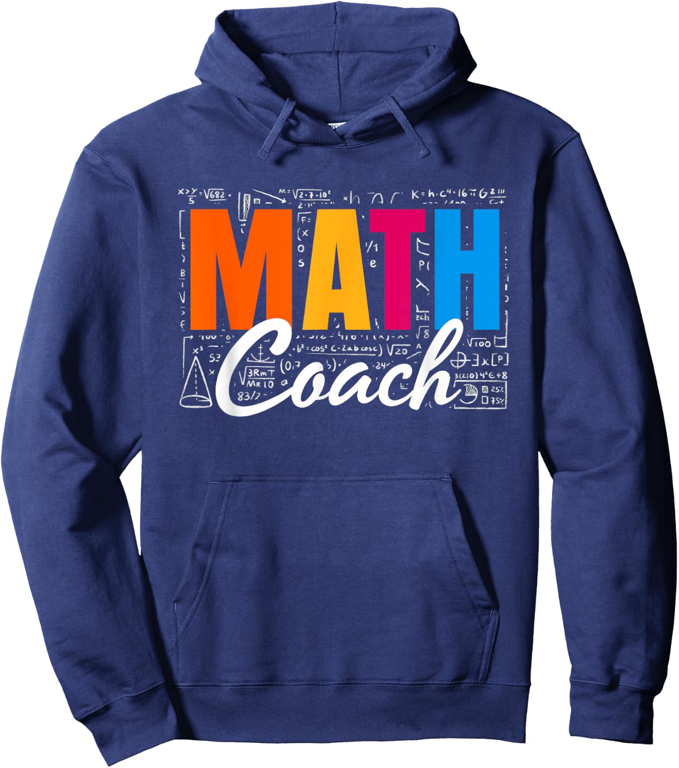 Math Coach Math Teacher Hoodie - Hoodie | Navy