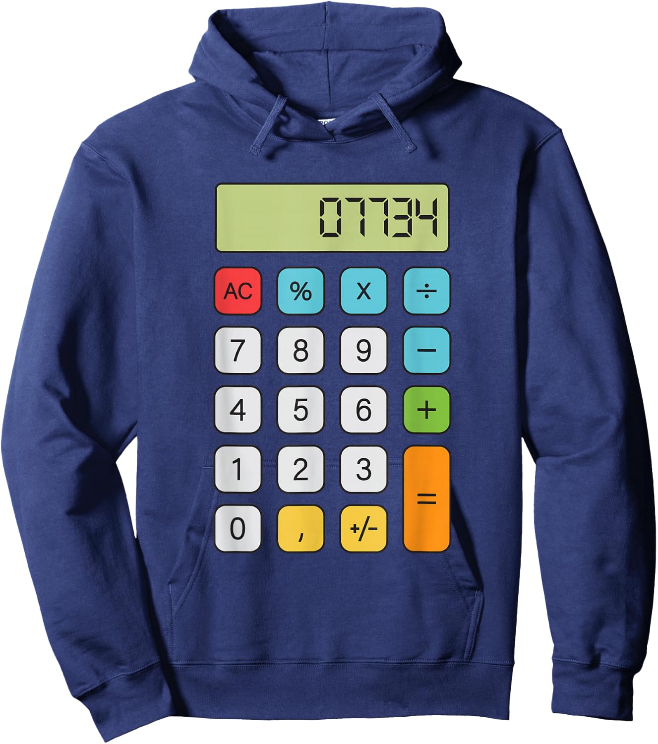 Hello Calculator Hoodie - Hoodie | Navy