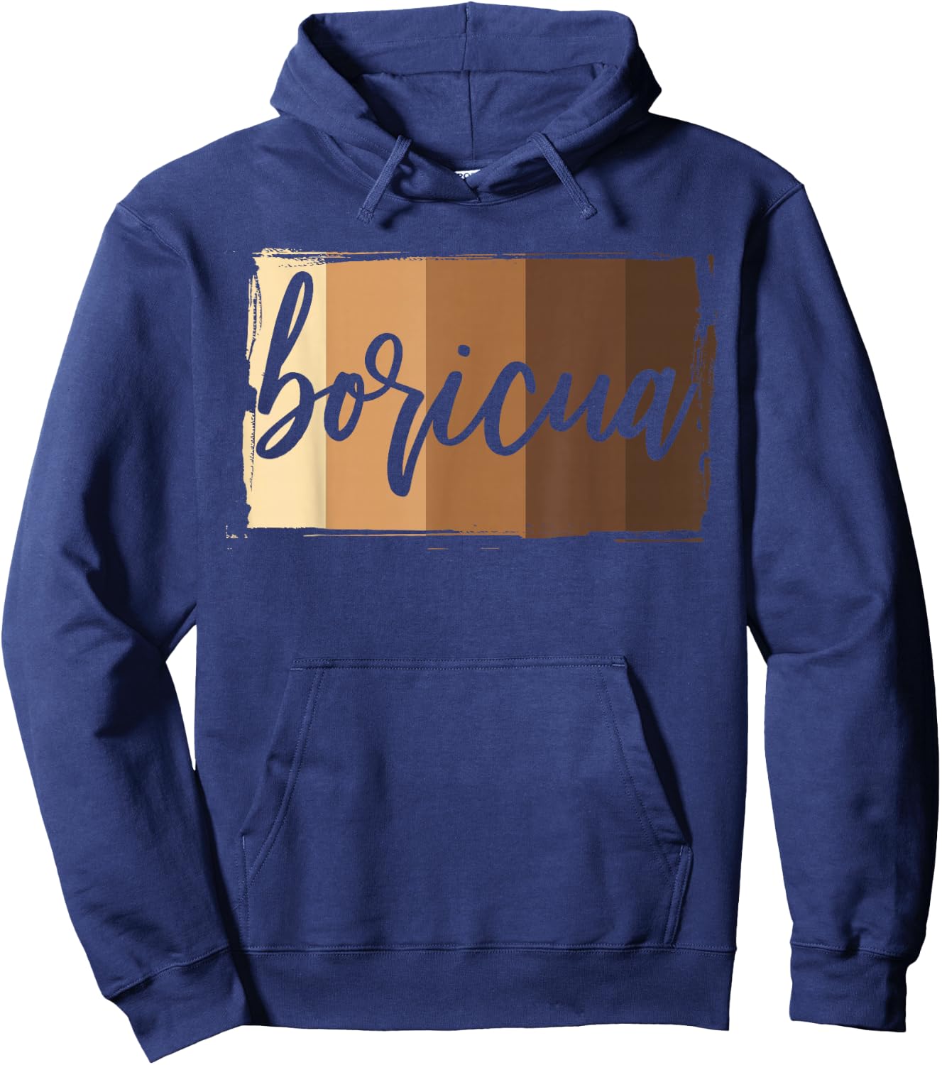 Boricua Puerto Rico Women Girls Hoodie - Hoodie | Navy