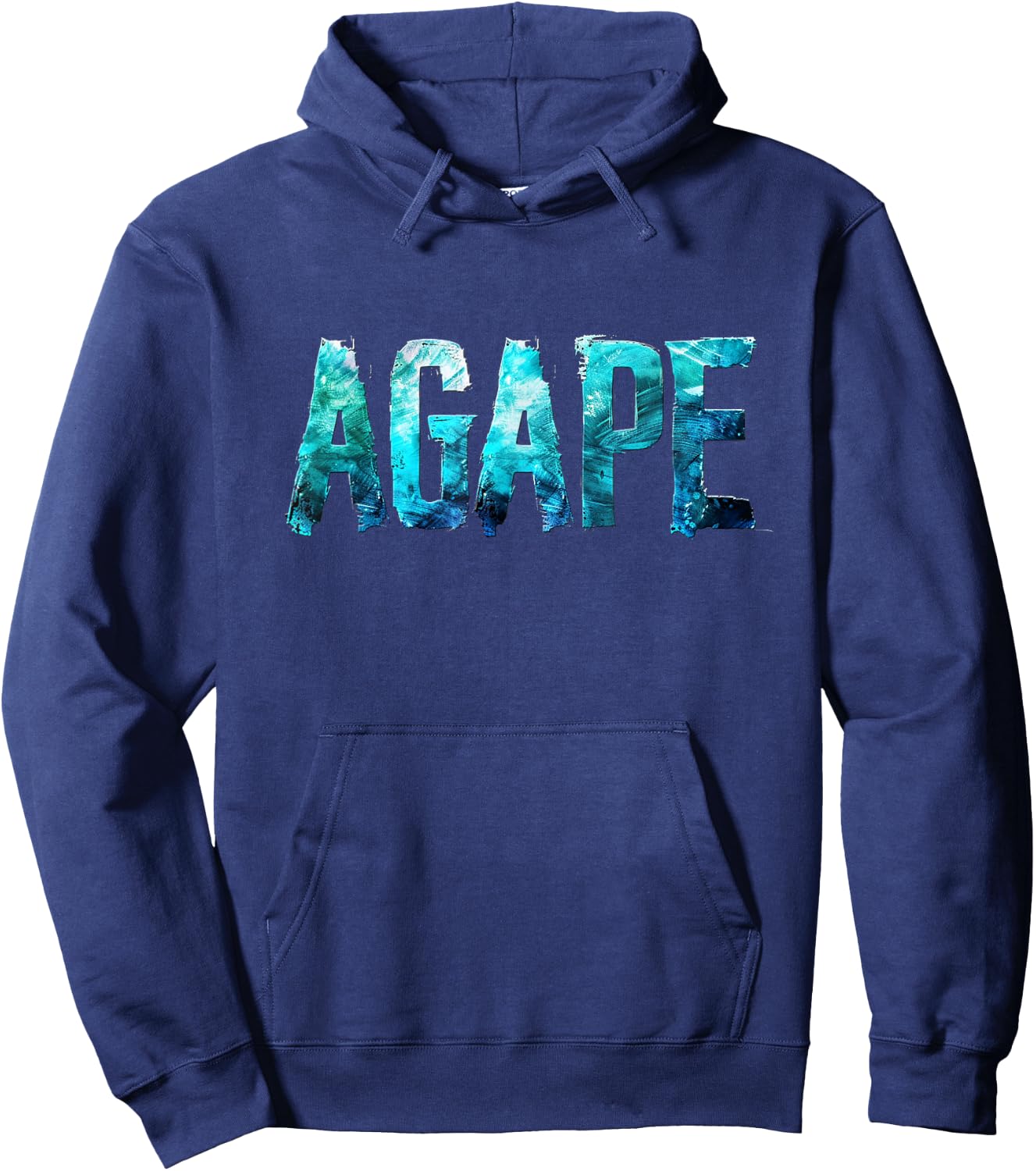 Christian Faith - Love Agape Hoodie - Hoodie | Navy