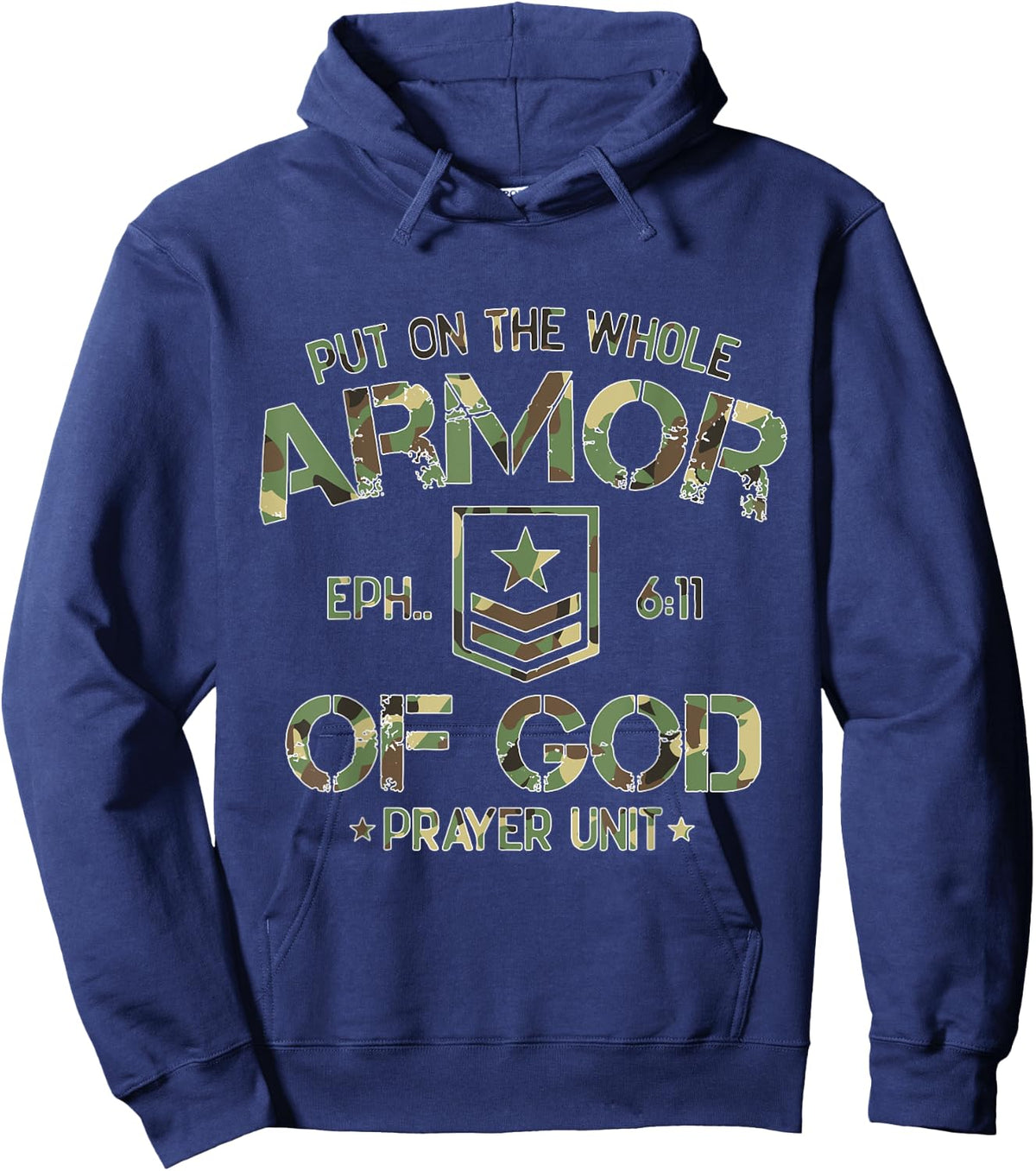 Draw on God's Ephesians' spiritual armour Hoodie - Hoodie | Navy