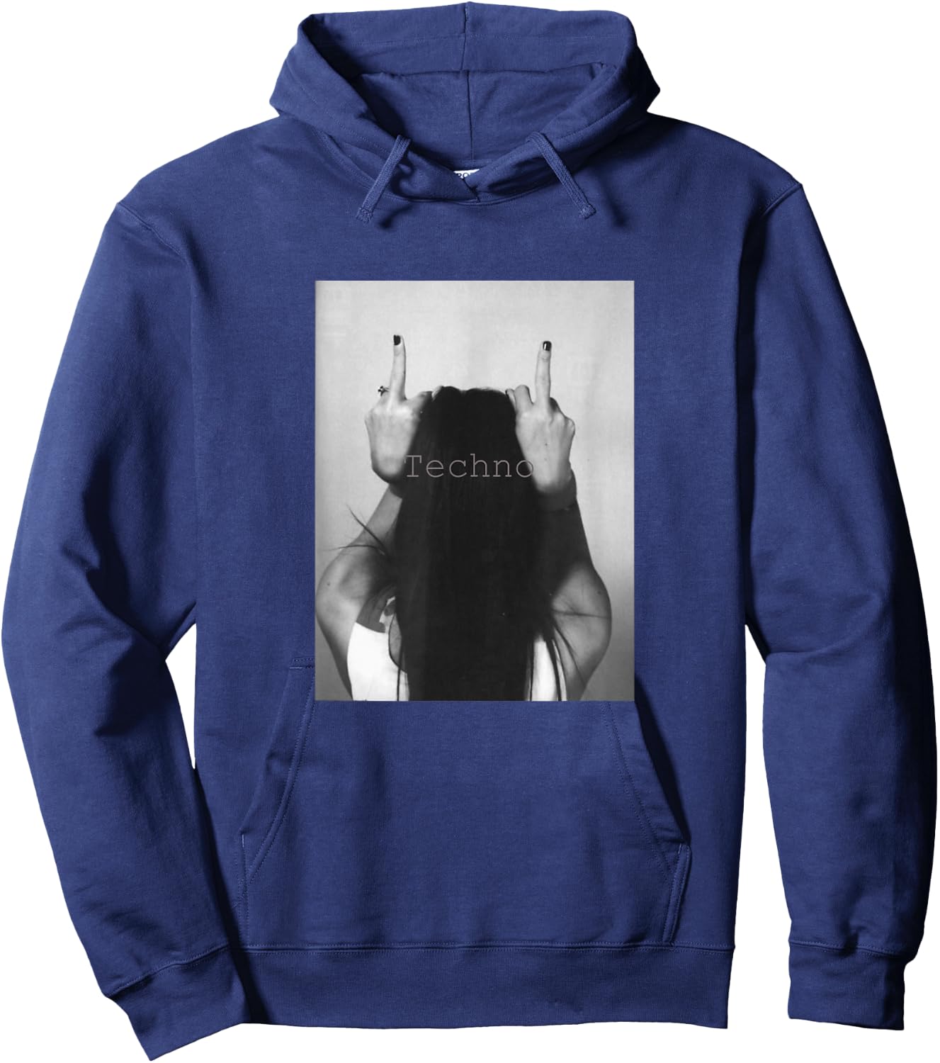 Hot Techno , Sexy Design, Techno Rave Hoodie - Hoodie | Navy