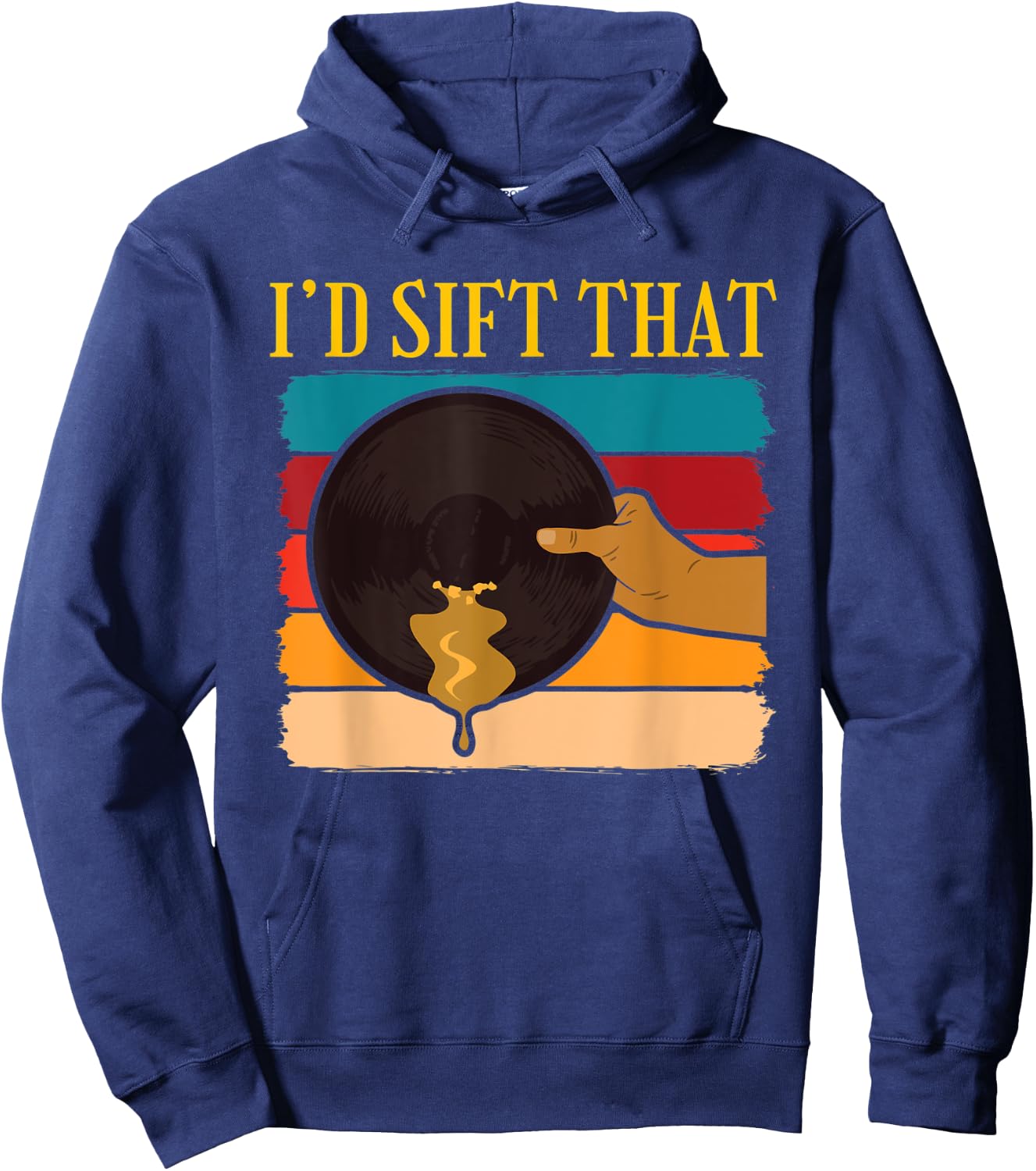 Id Sift That Gold Prospector Hoodie - Hoodie | Navy