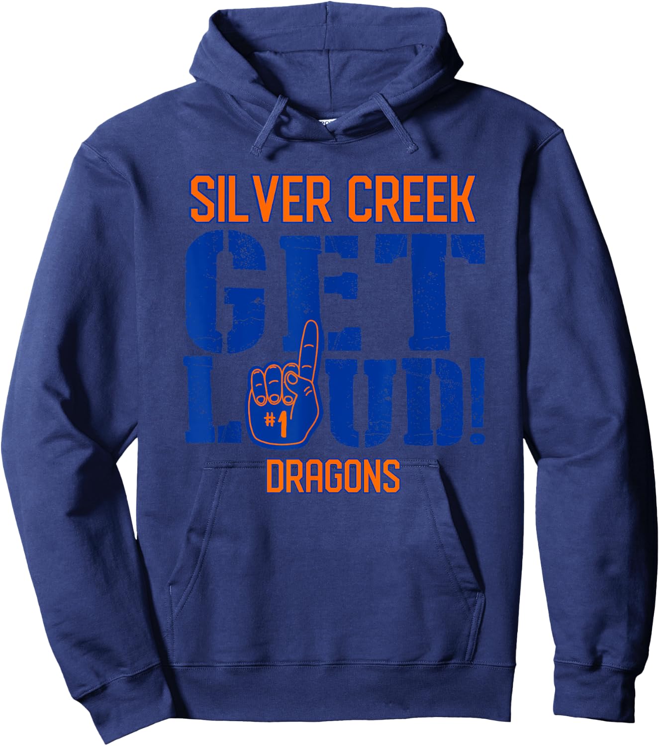 Silver Creek High School GET LOUD Dragons Hoodie - Hoodie | Navy