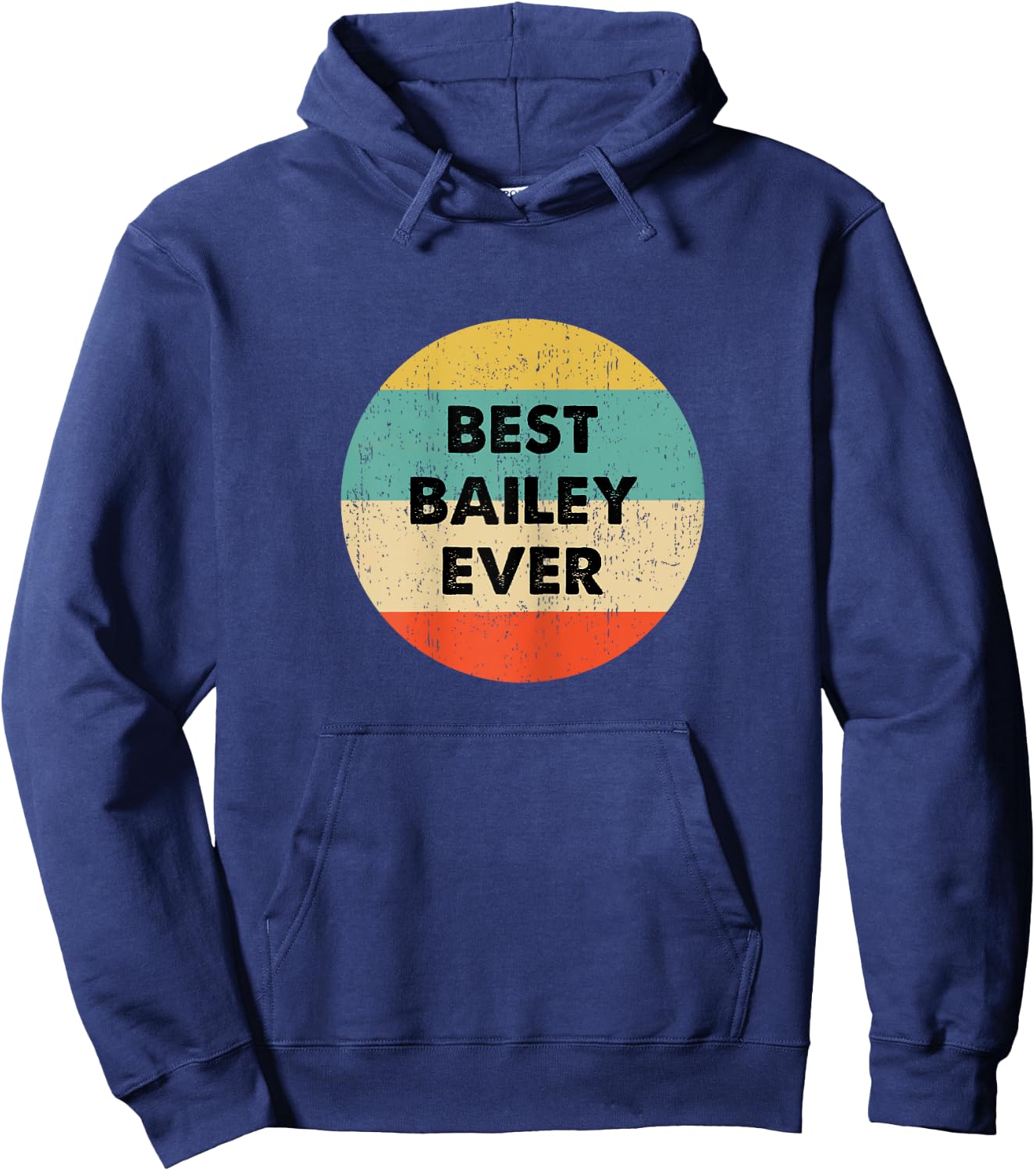 Bailey Name Hoodie - Hoodie | Navy