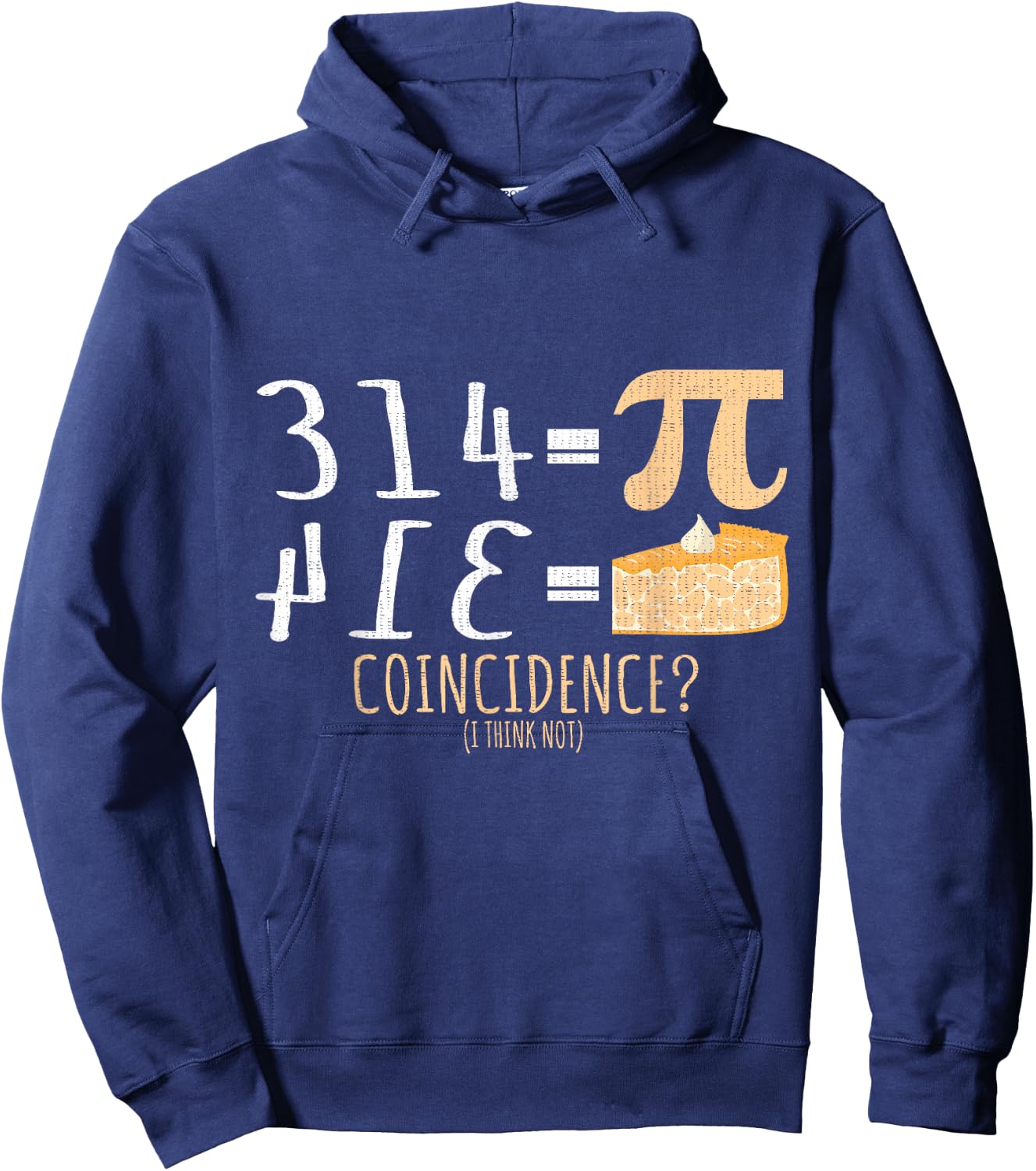 Funny Pi Math Formula Algebra Equation Design Hoodie - Hoodie | Navy