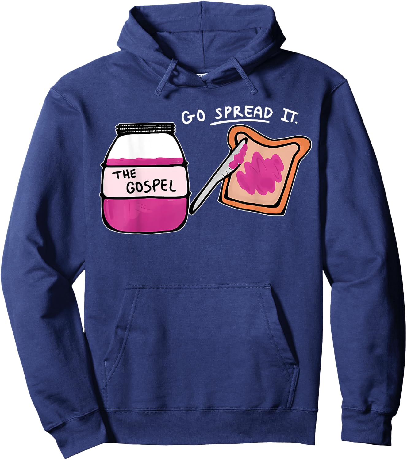 Go Spread It Christian Artist Funny Hoodie - Hoodie | Navy