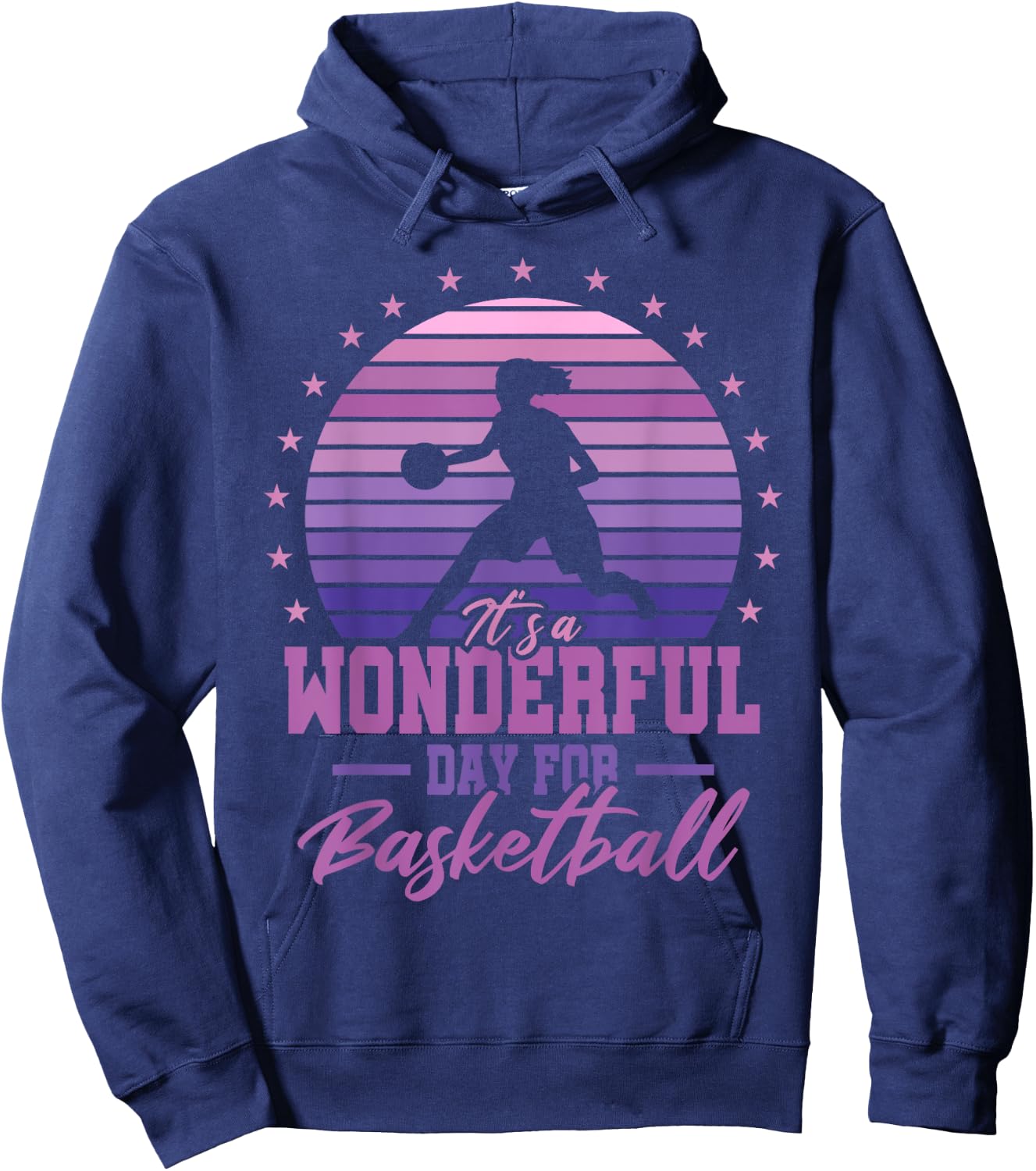 Basketball Girls Hoodie - Hoodie | Navy
