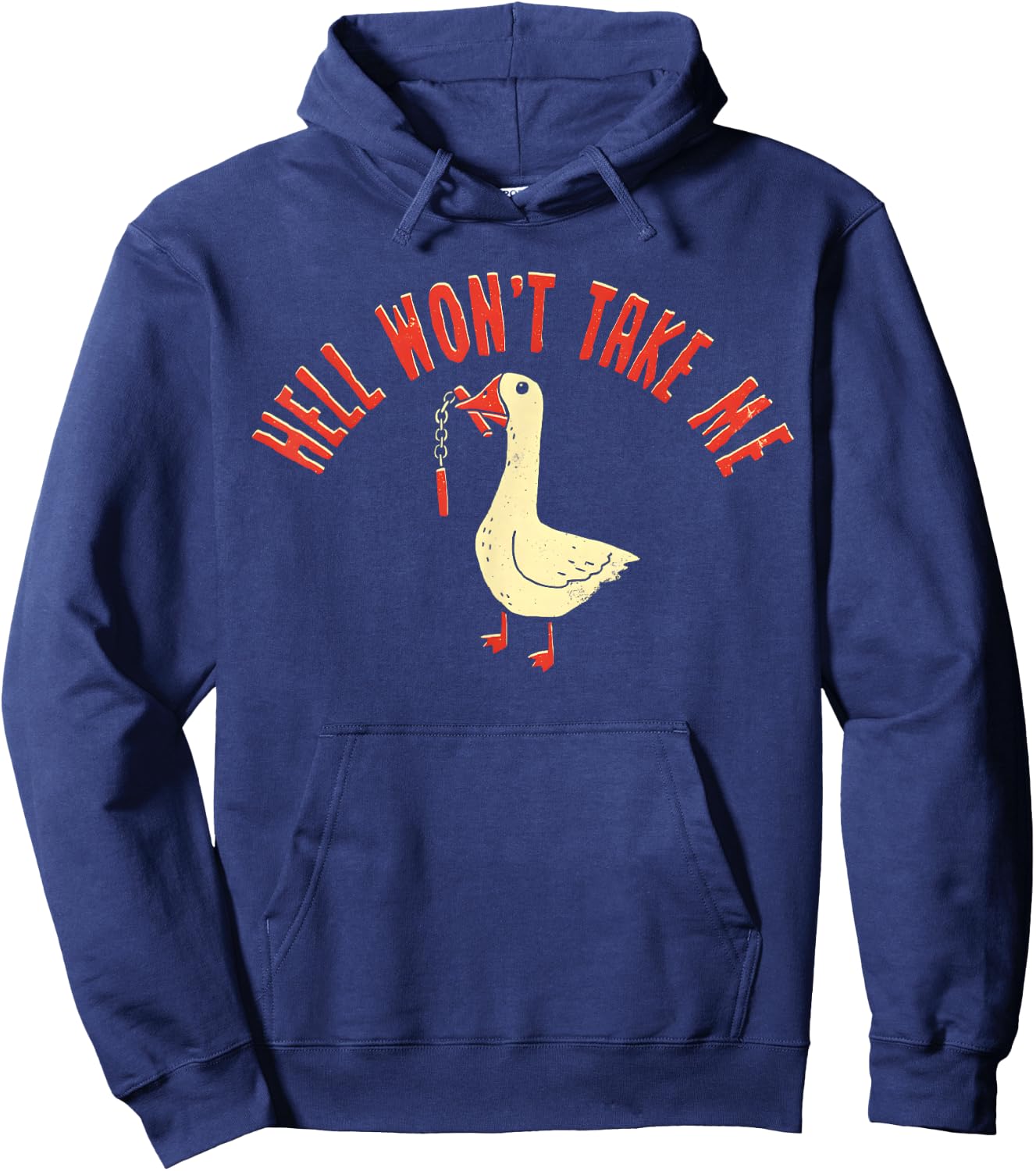 Goose Hell Won't Take Me Hoodie - Hoodie | Navy
