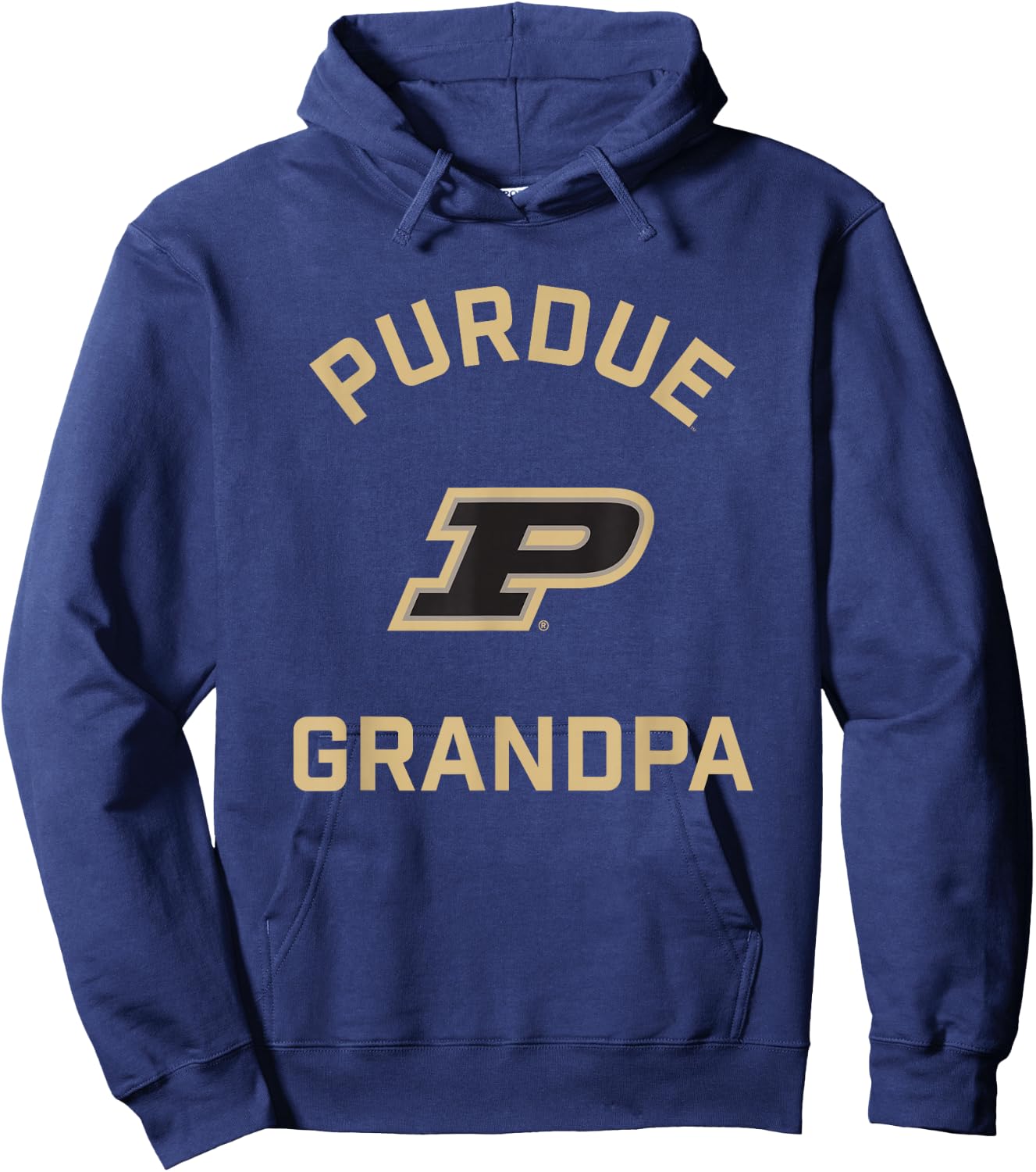 Purdue University Boilermakers Arched Grandpa Hoodie - Hoodie | Navy