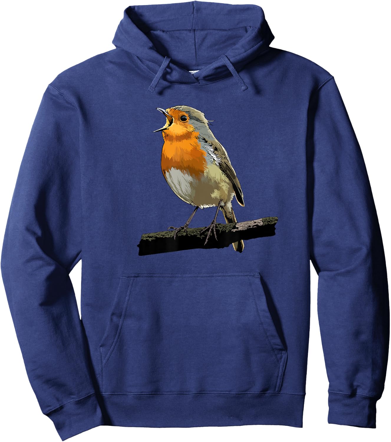 Robin Bird Watching Redbreast Birding Gift Hoodie - Hoodie | Navy