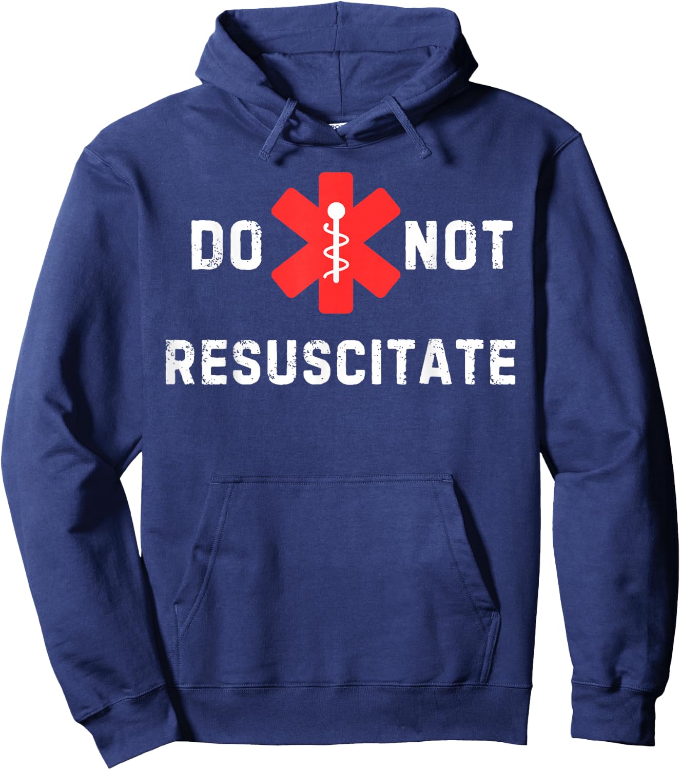 Do Not Resuscitate Signed DNR Hoodie - Hoodie | Navy