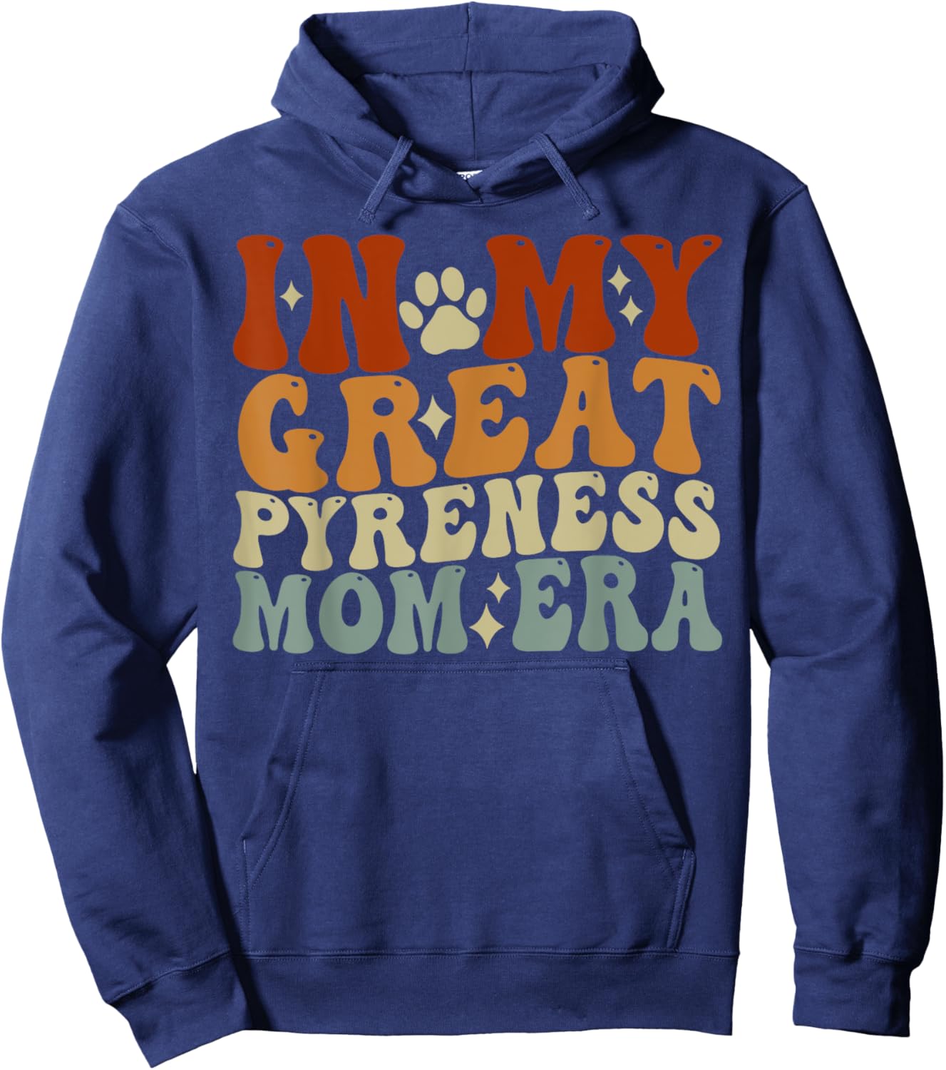 In My Great Pyrenees Mom Era for Dog Mom Hoodie - Hoodie | Navy