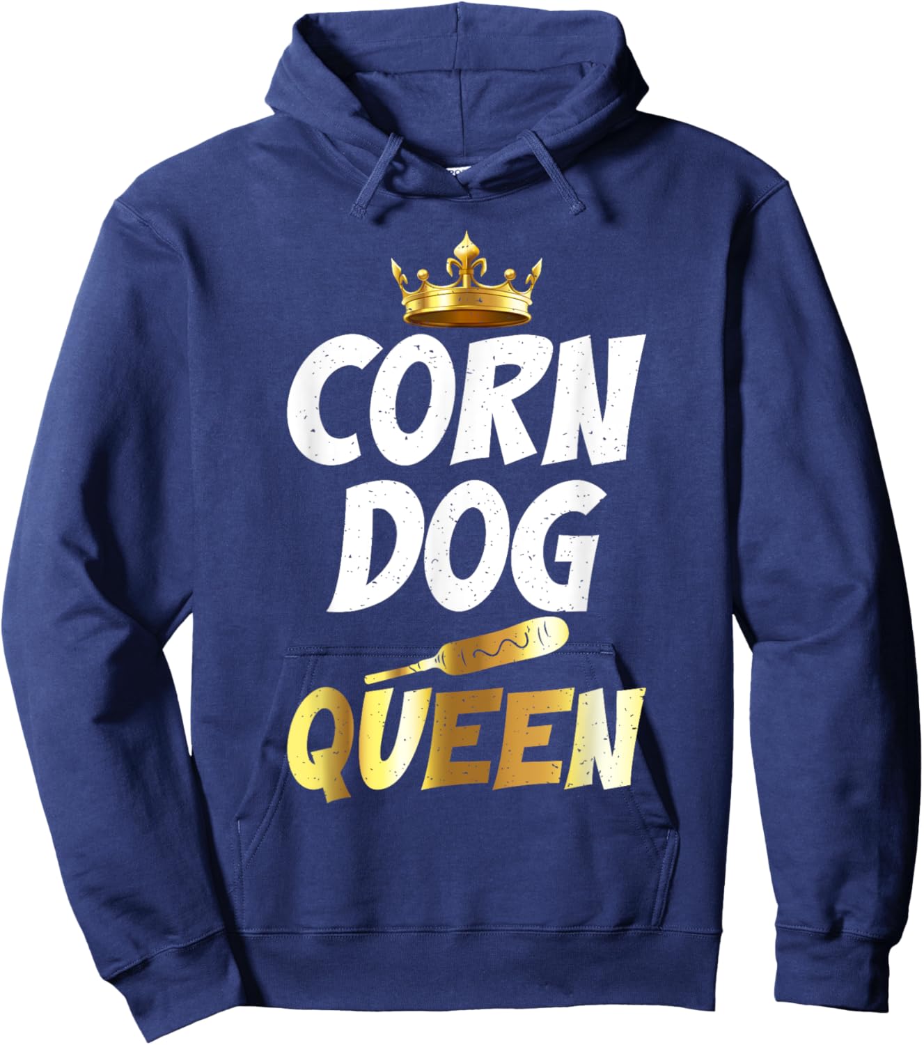Corn Dog Queen Corn Dog Hoodie - Hoodie | Navy