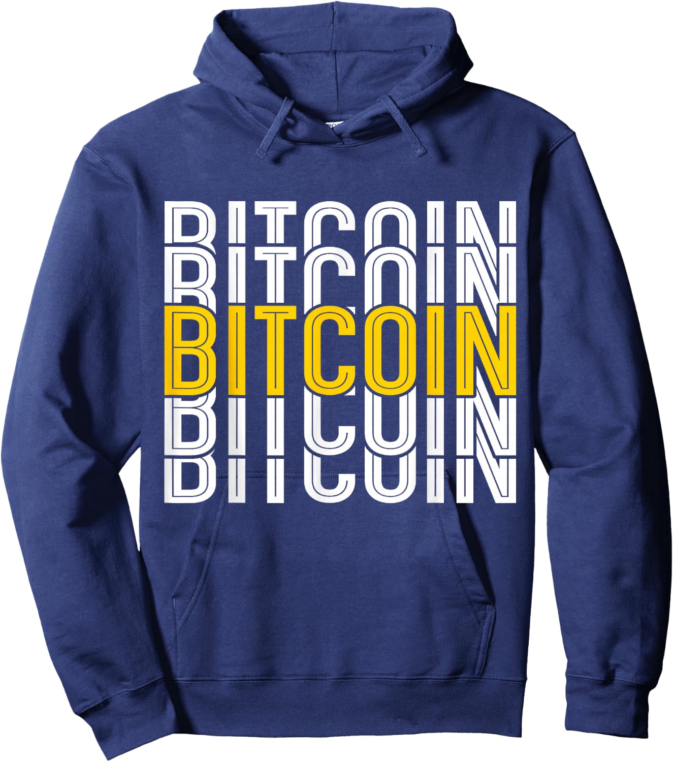 Bitcoin Multi BTC Hoodie - Hoodie | Navy